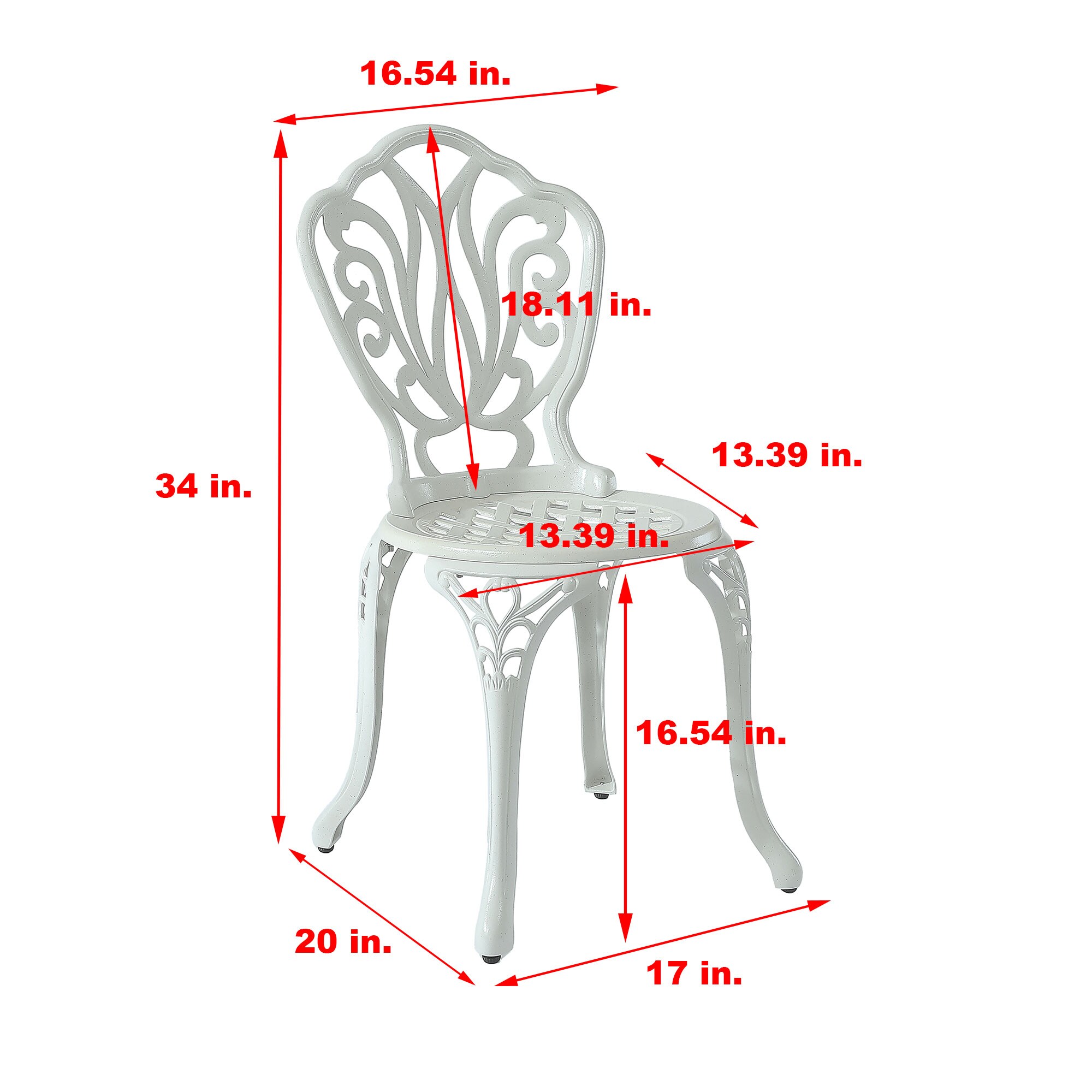 Mondawe MO6030C-WH Patio-Chairs - View #8