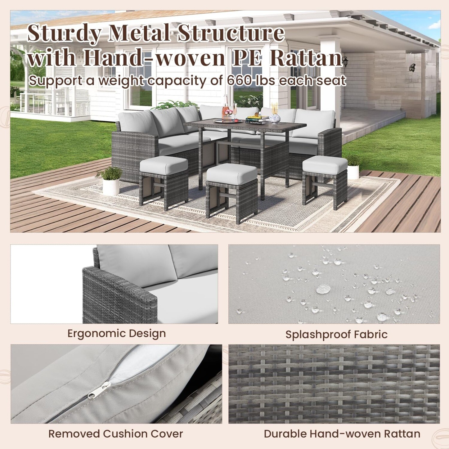 AECOJOY GGOT0040/168KH-LS01 Patio-Sofas-Daybeds - View #7