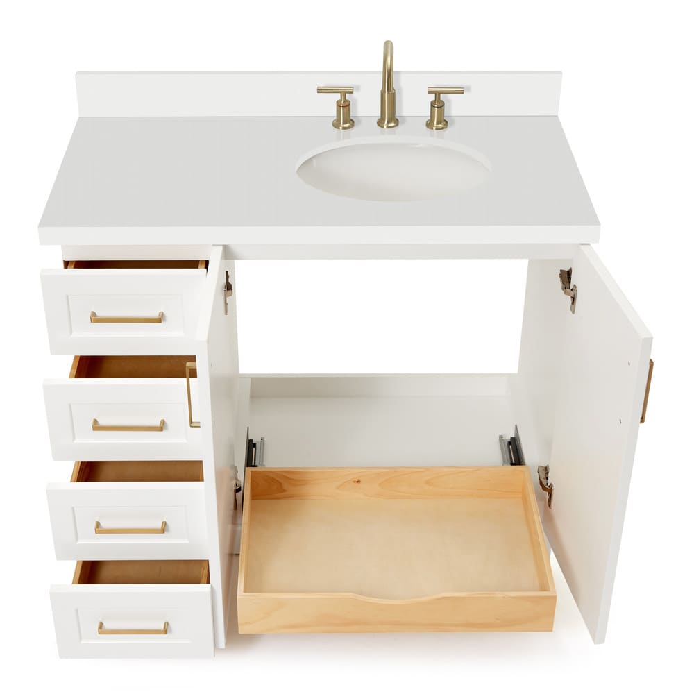ARIEL Q43SRB-WQO-WHT Bath-Vanity-Combo - View #5