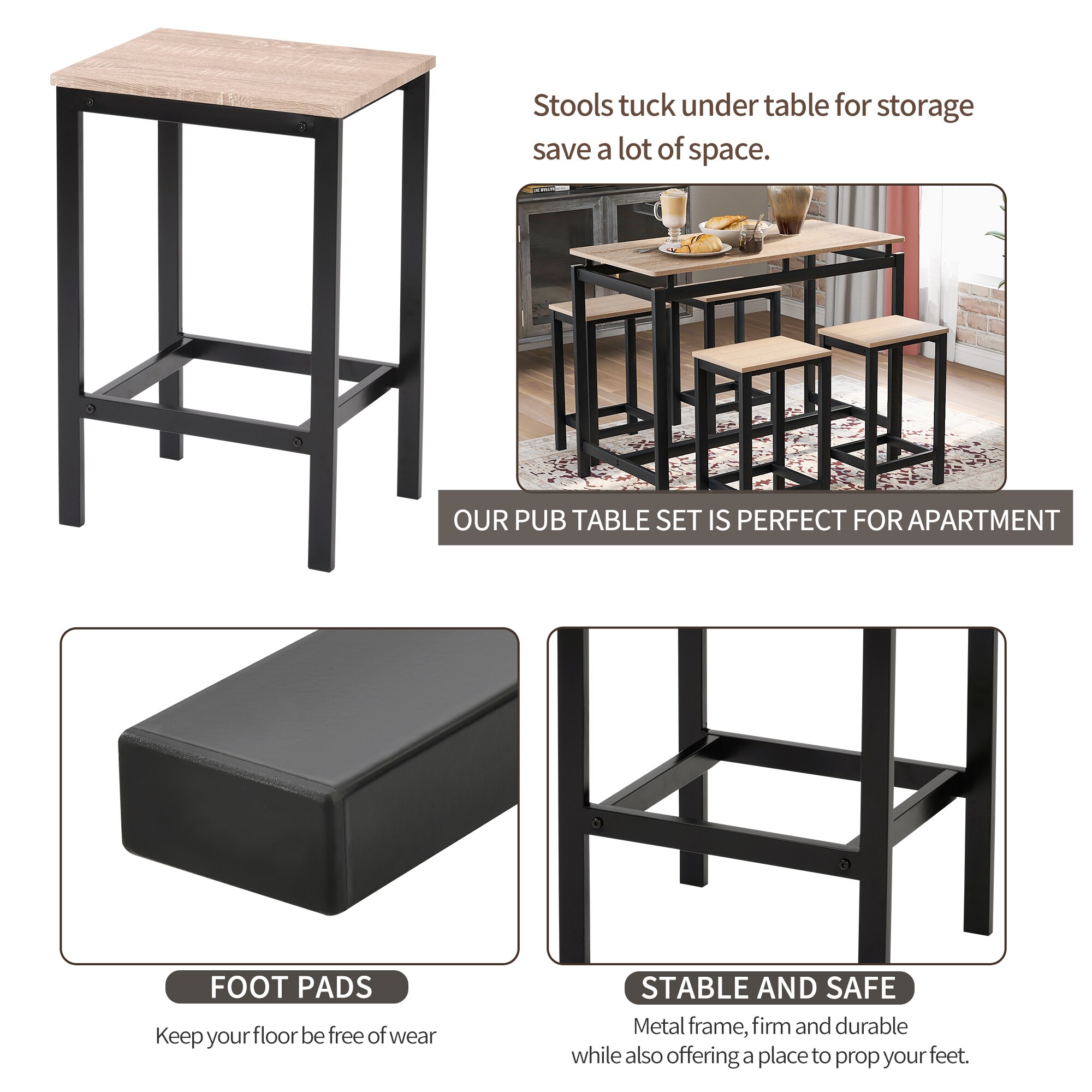 CASAINC TO-903-BE Dining-Sets - View #4