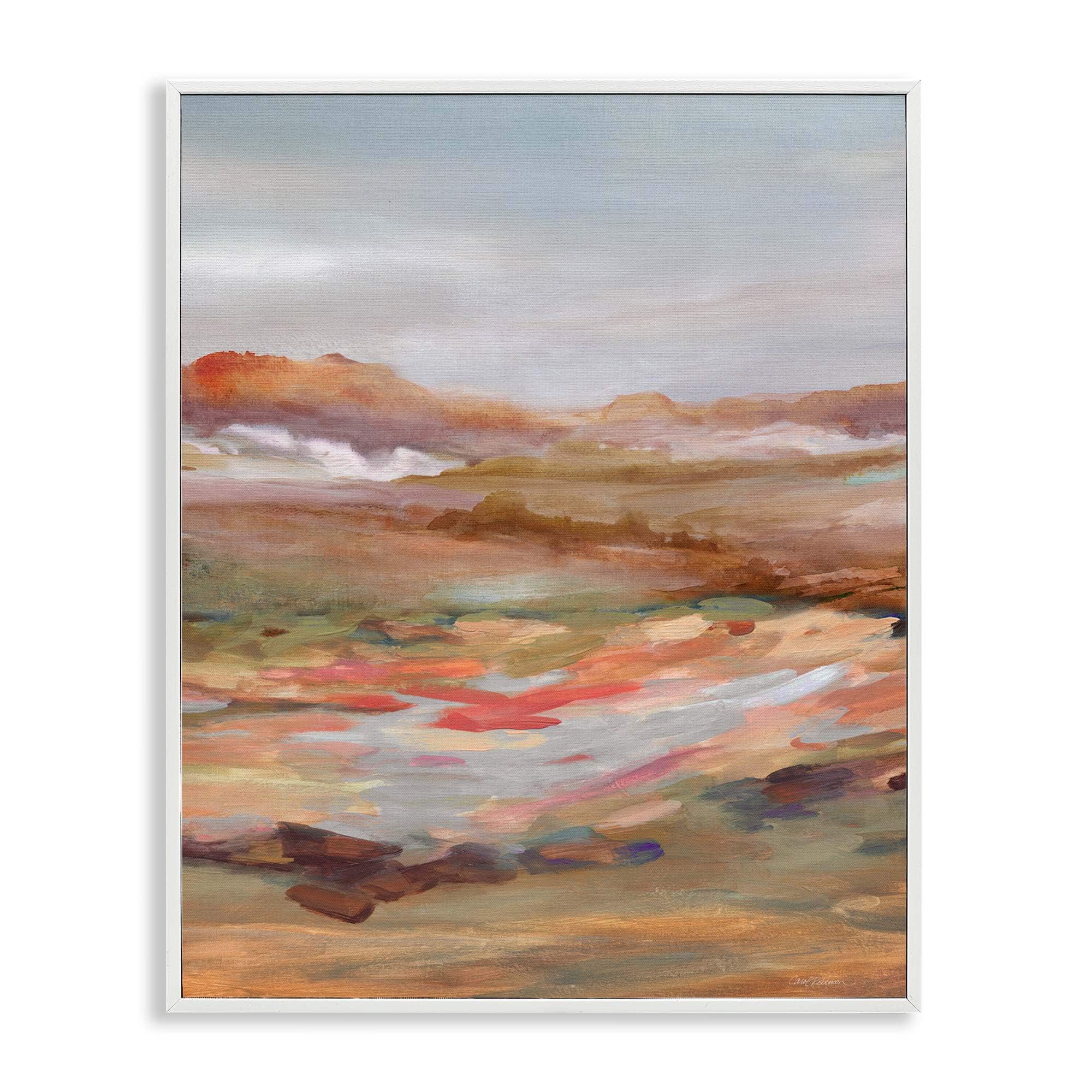 Stupell Industries BS-286-WFR-24X30 Dynamic Abstract Desert Framed Giclee design by Carol Robinson