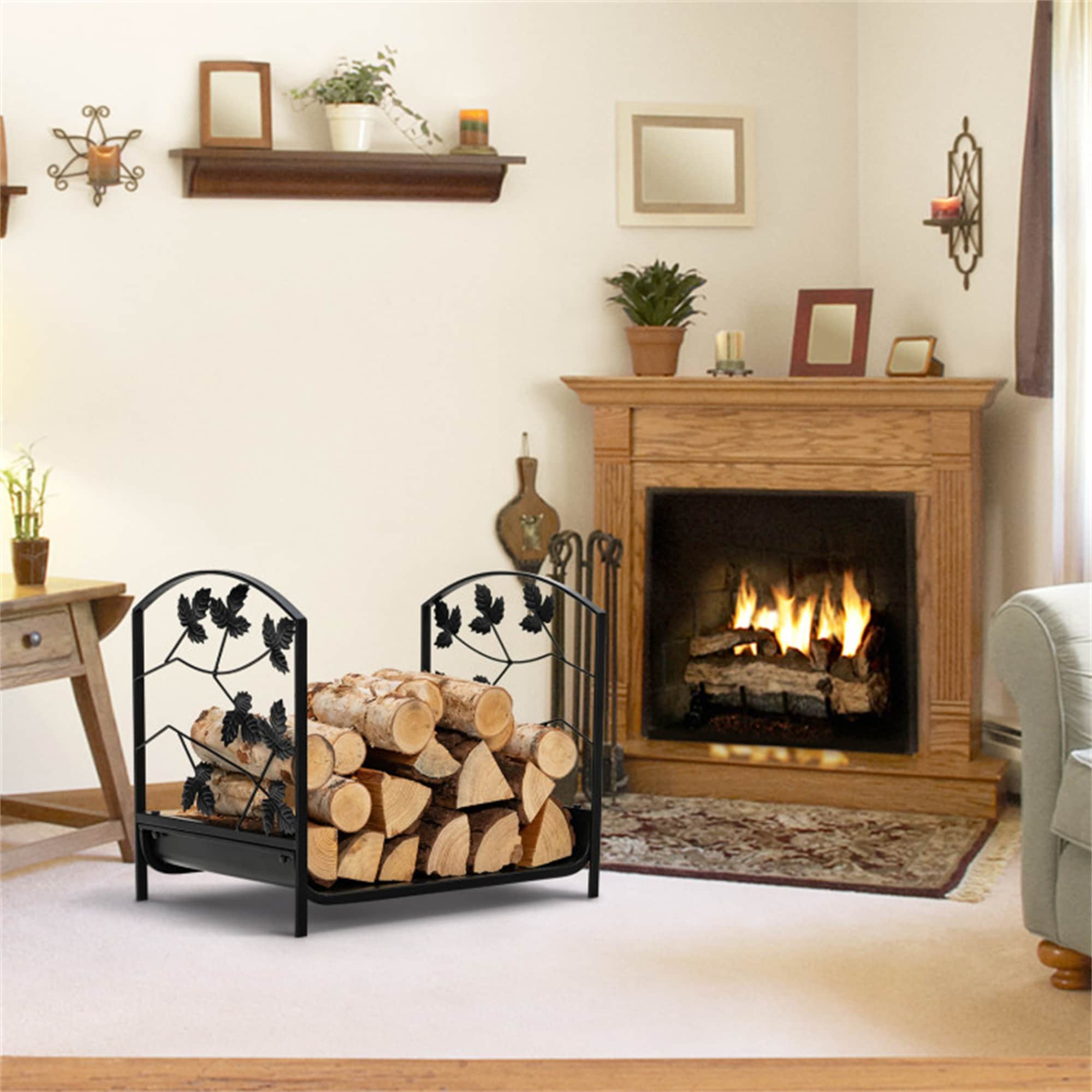 BABOOM BOM-HV10305-CO 16-in x 19-in x 13.5-in Steel Log rack