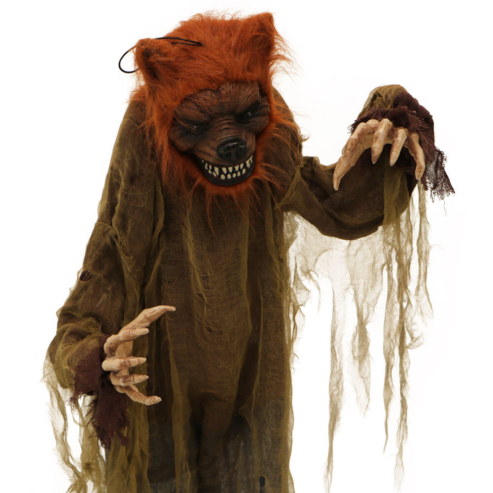 Haunted Hill Farm HHWOLF-3FLSA Outdoor-Halloween-Decor - View #8