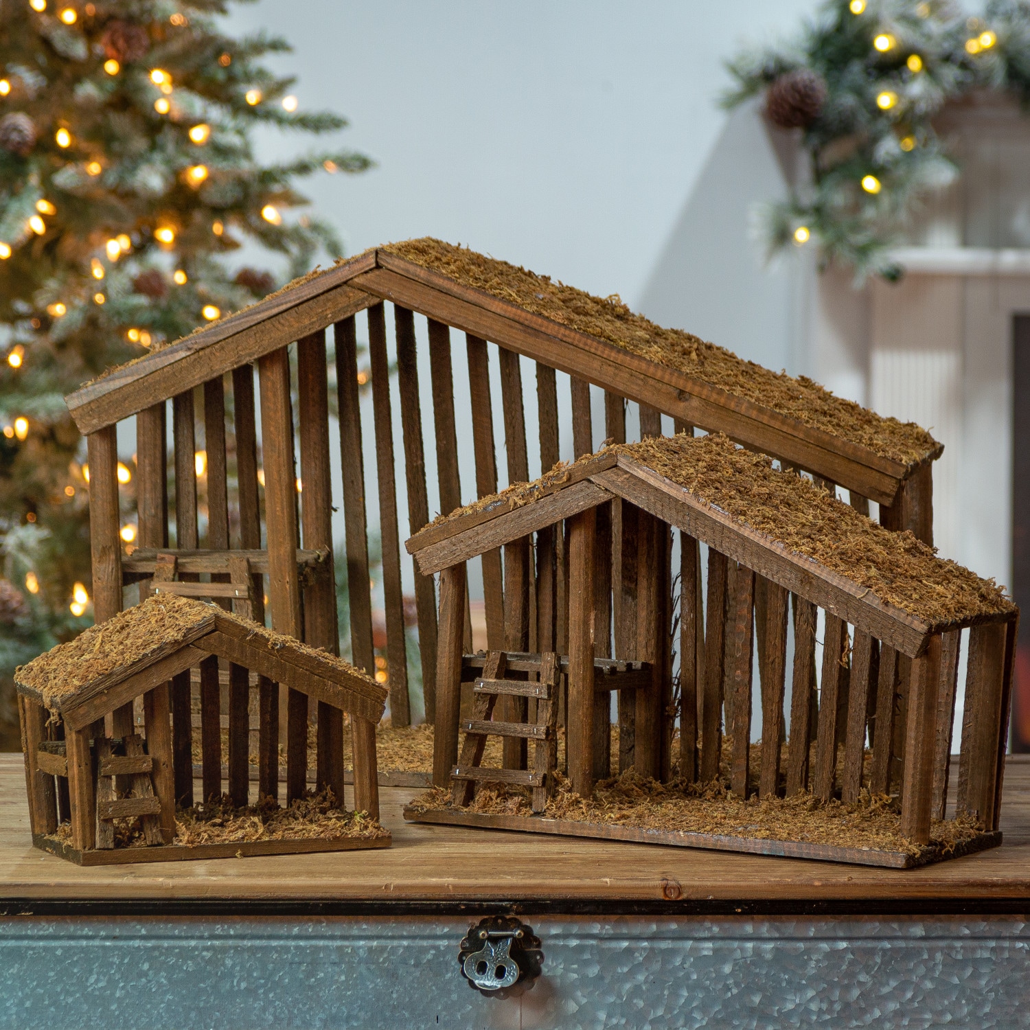 tabletop nativity stable plans