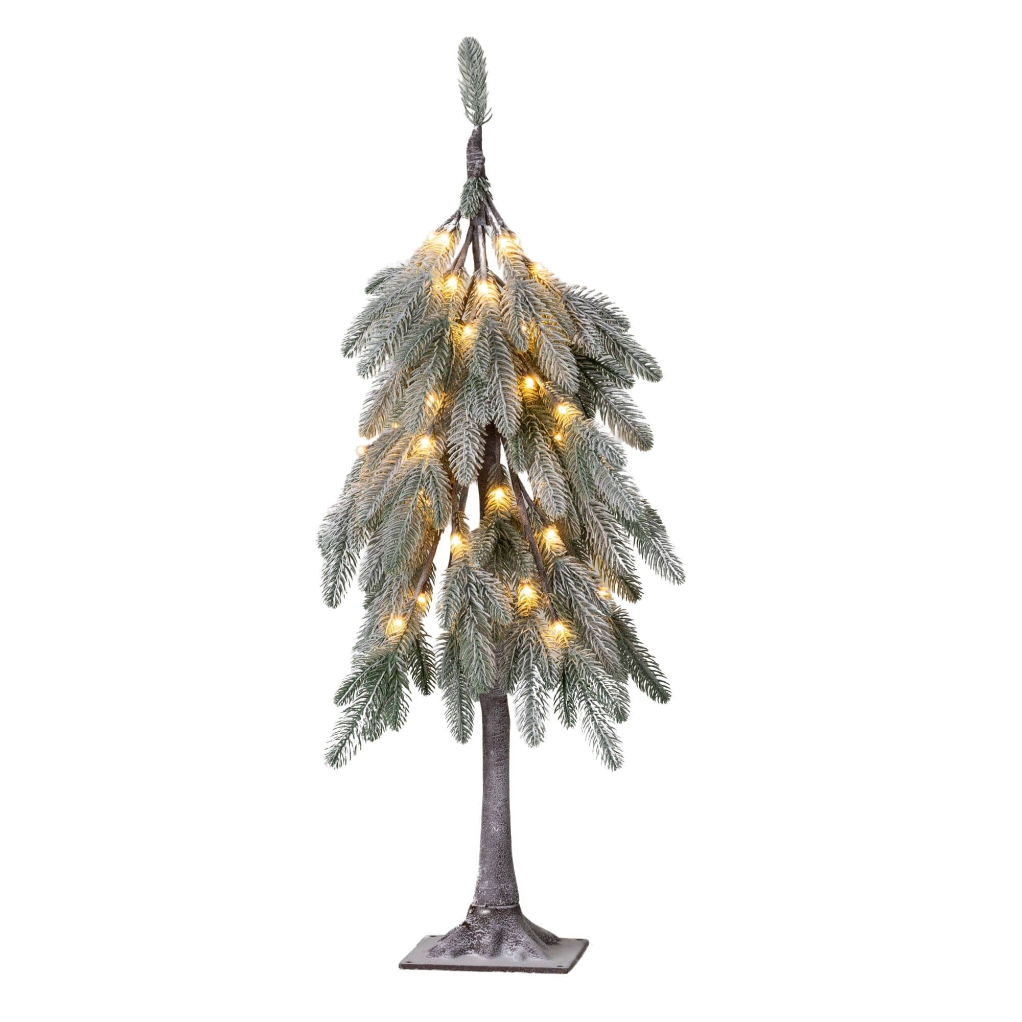 Sullivans PN4171 35.5-Inches Freestanding Tree Free standing decoration with White LED Lights