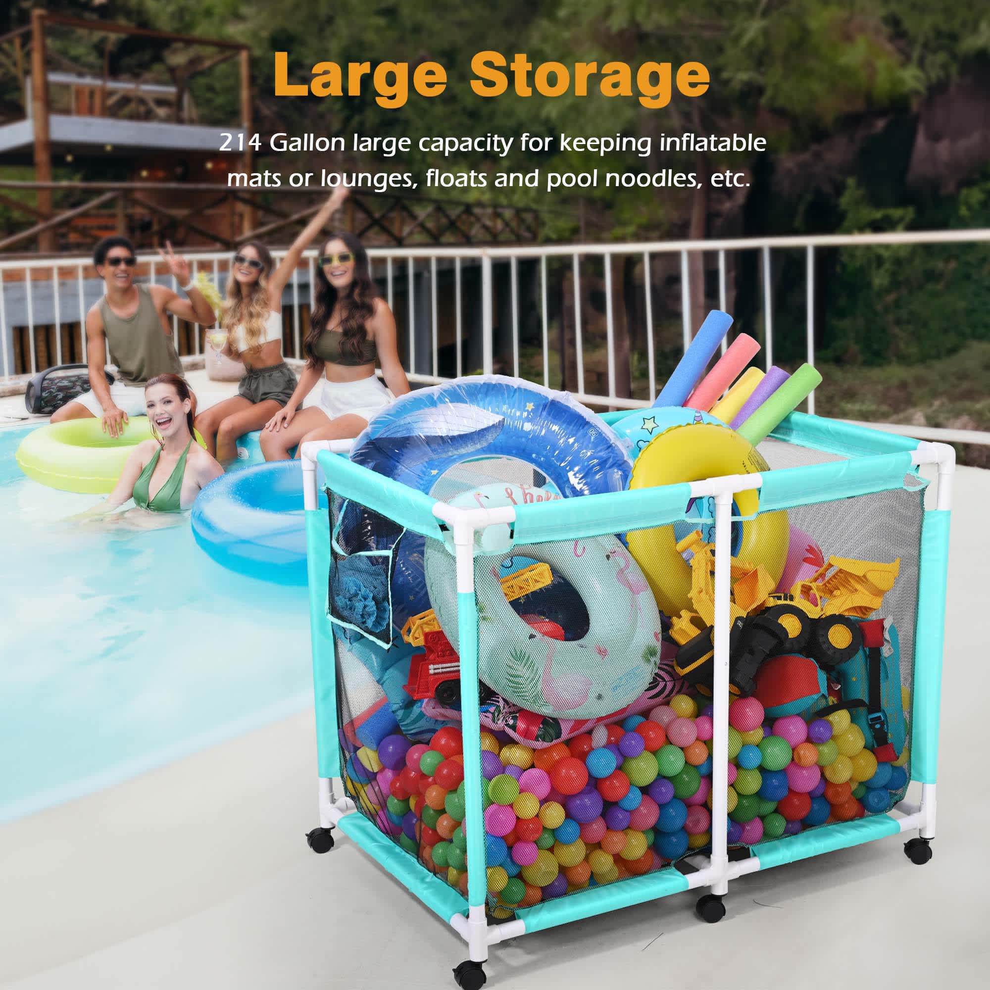 Yescom 06PSB06-214GL-037-LO Pool-Organization-Storage - View #5