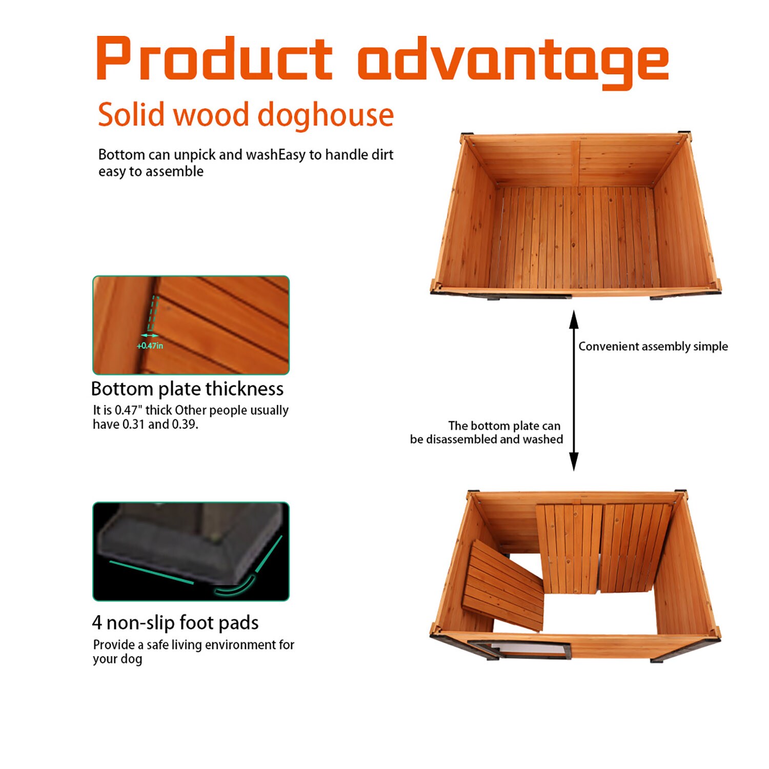 GZMR GZ-W1419 Dog-Houses - Thumbnail View #6