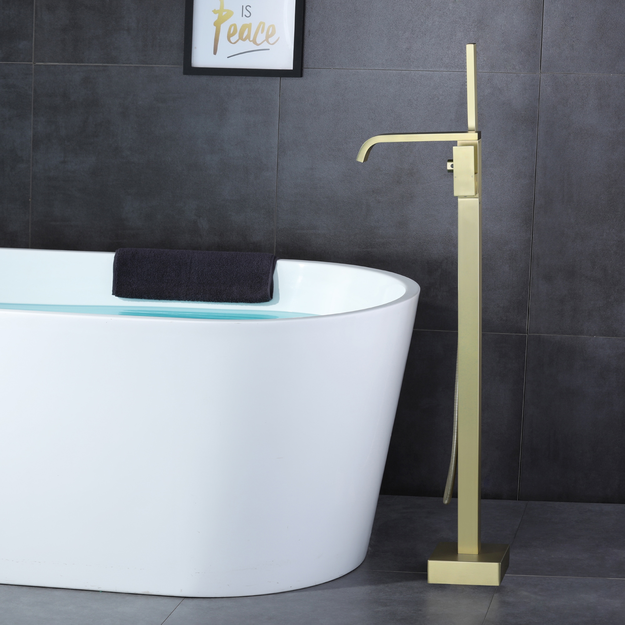 WELLFOR SPA-18004BG Roman-Tub-Faucets - View #9