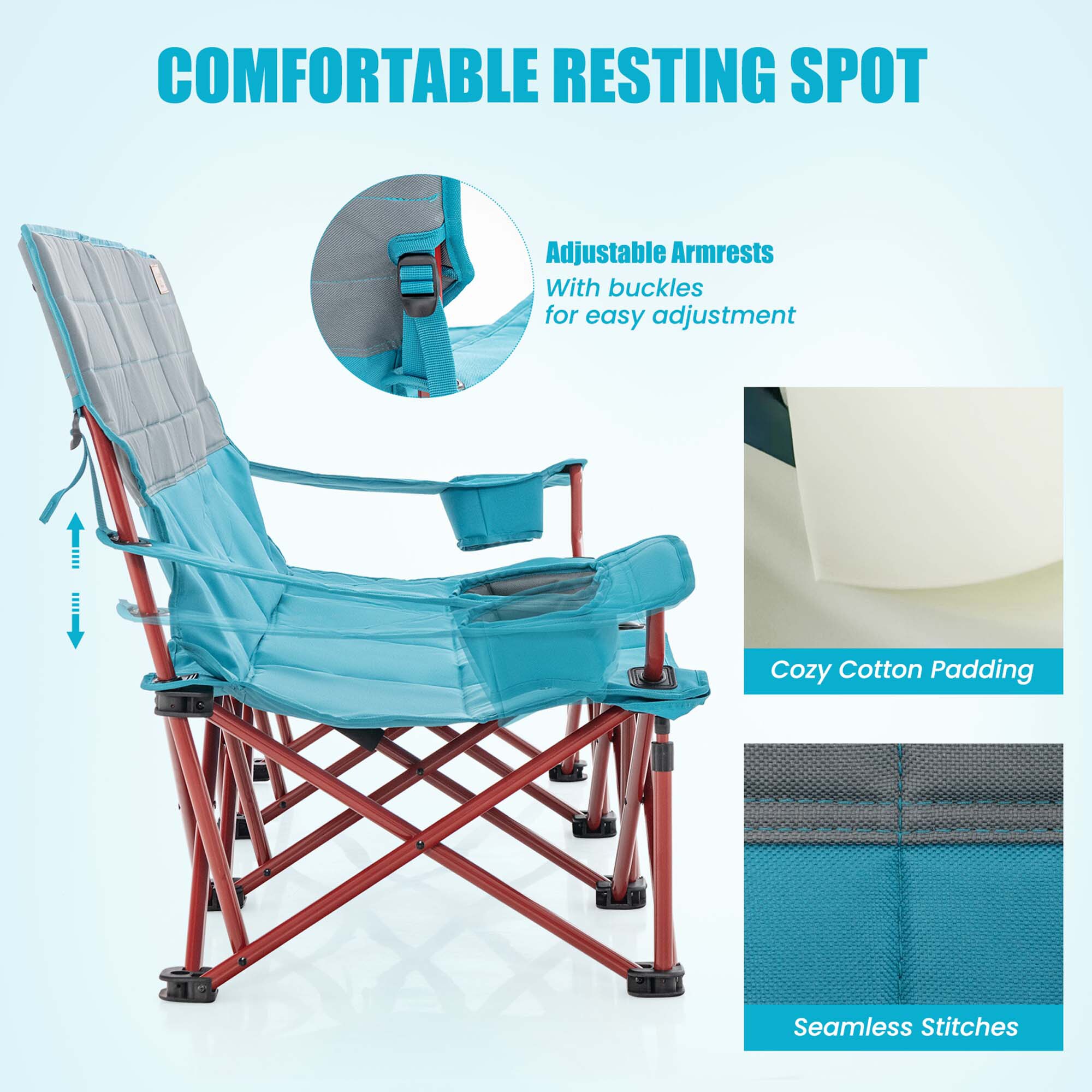 Costway HCST01753 Patio-Chairs - View #7