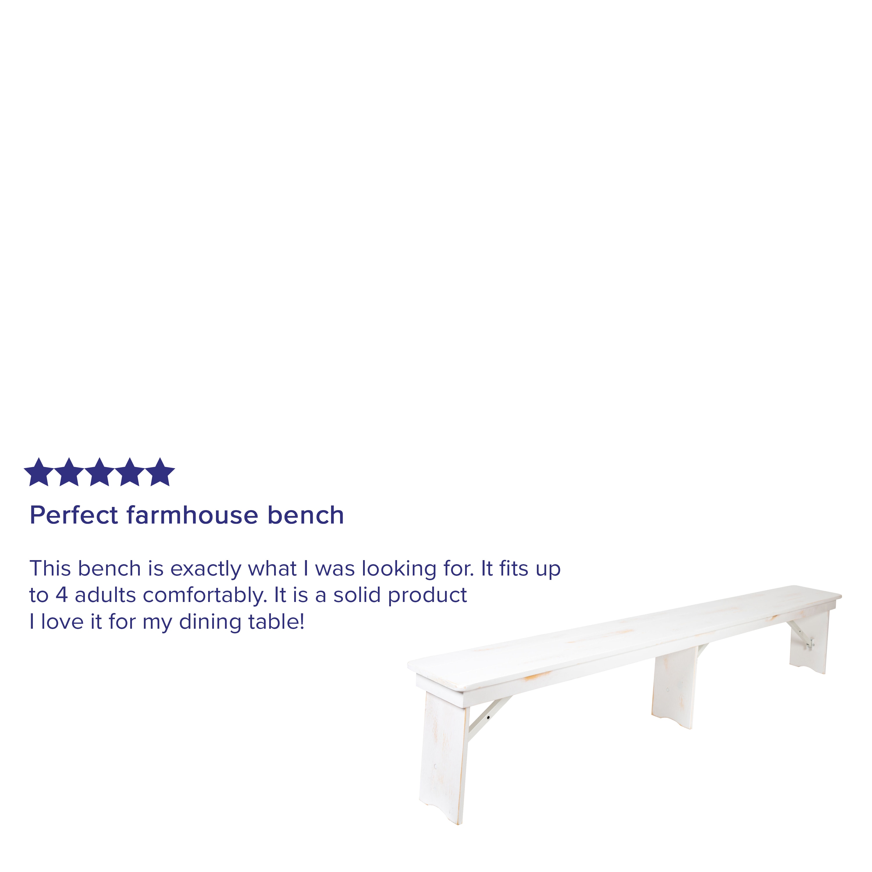 Flash Furniture 889142563631 Dining-Benches - View #4