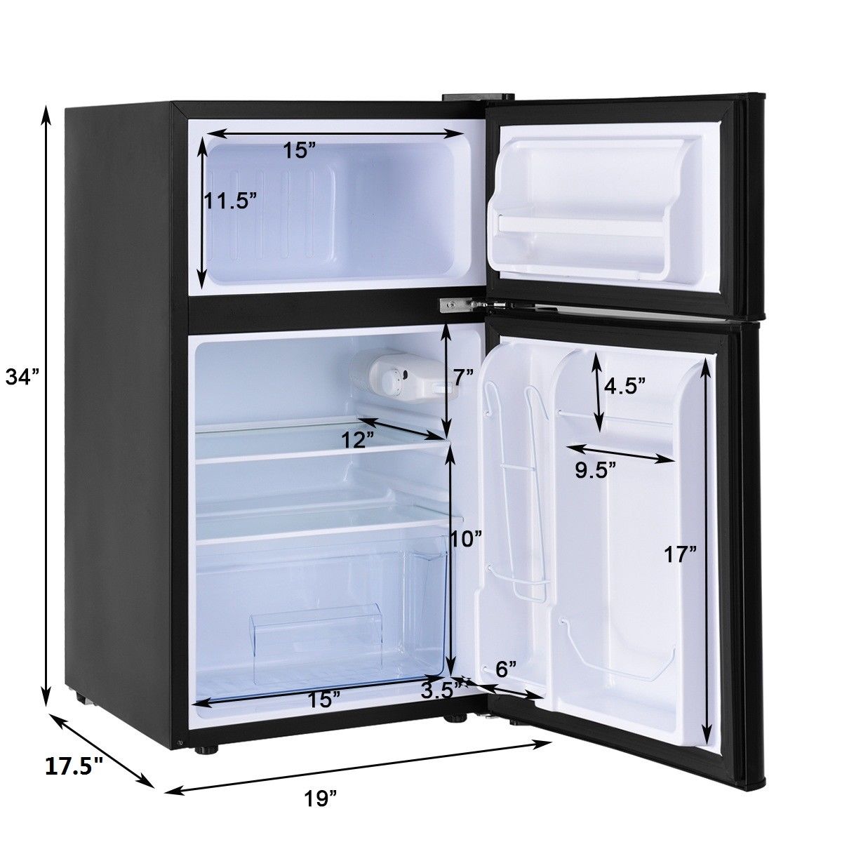 Compact Refrigerator Freezer Units