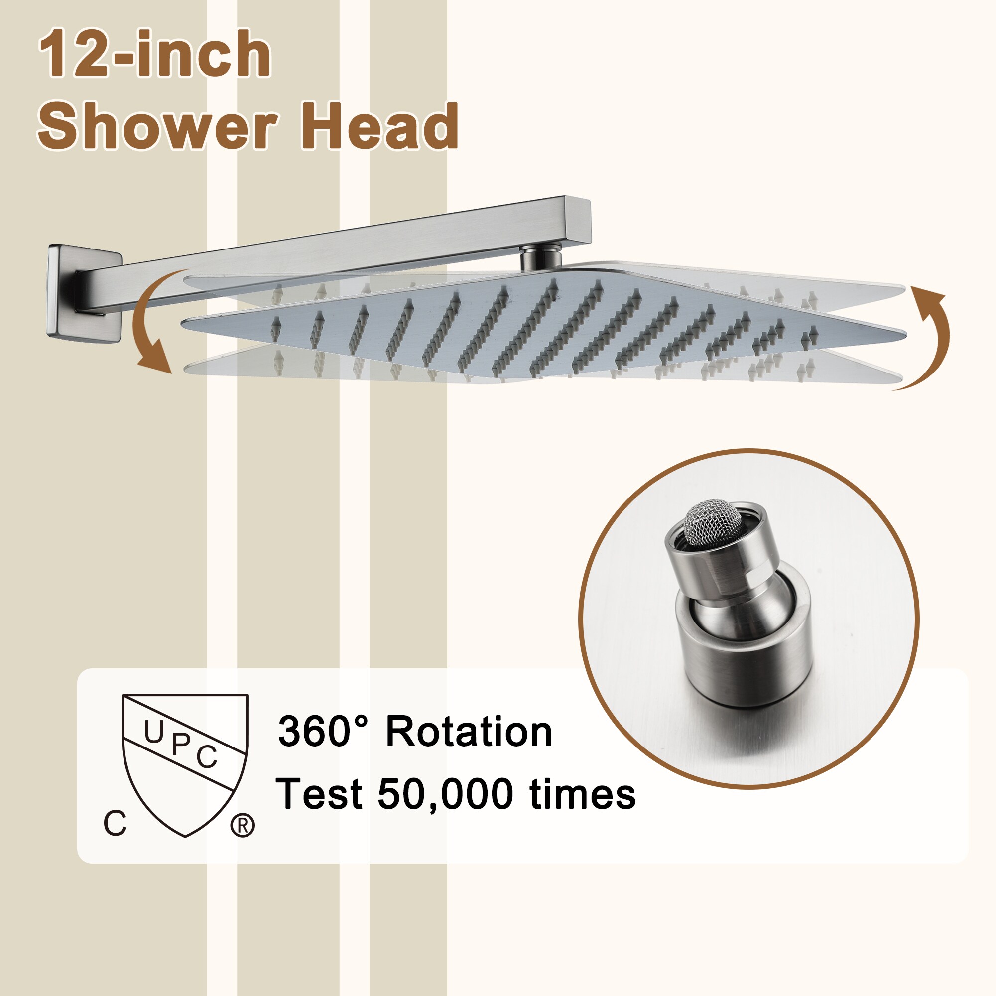 Clihome RCH-BAST8516B Showerhead-Bar-Panels - View #8