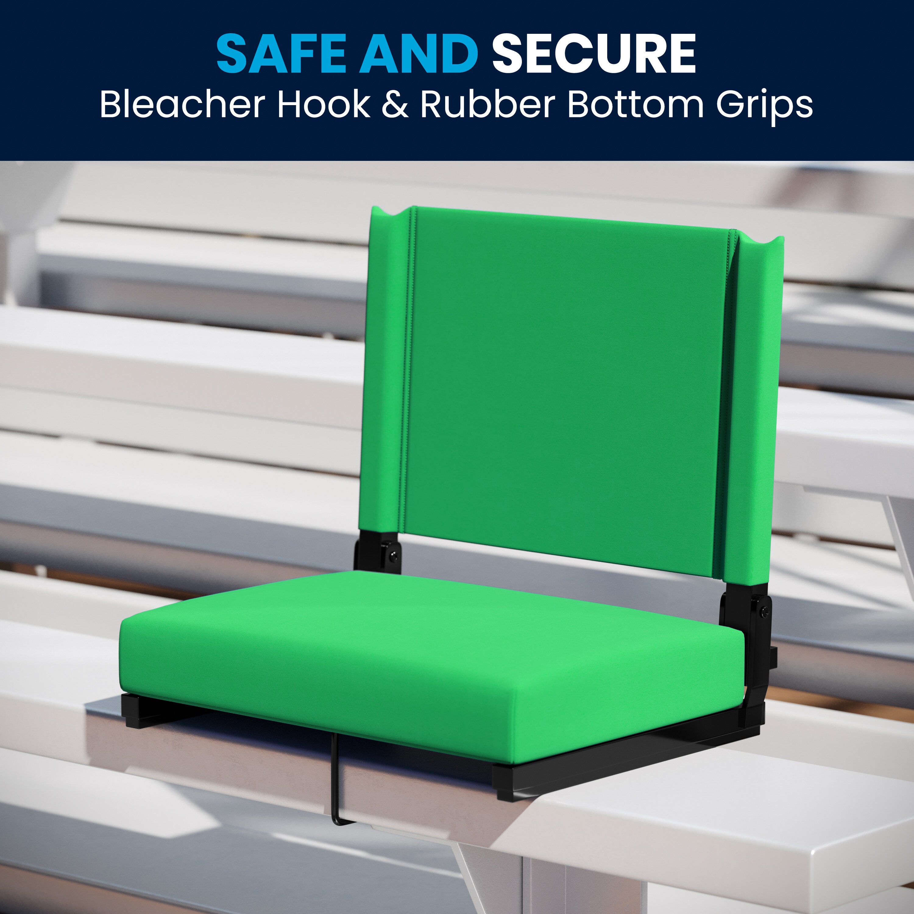 Flash Furniture 889142966067 Bleacher-Cushions - View #2