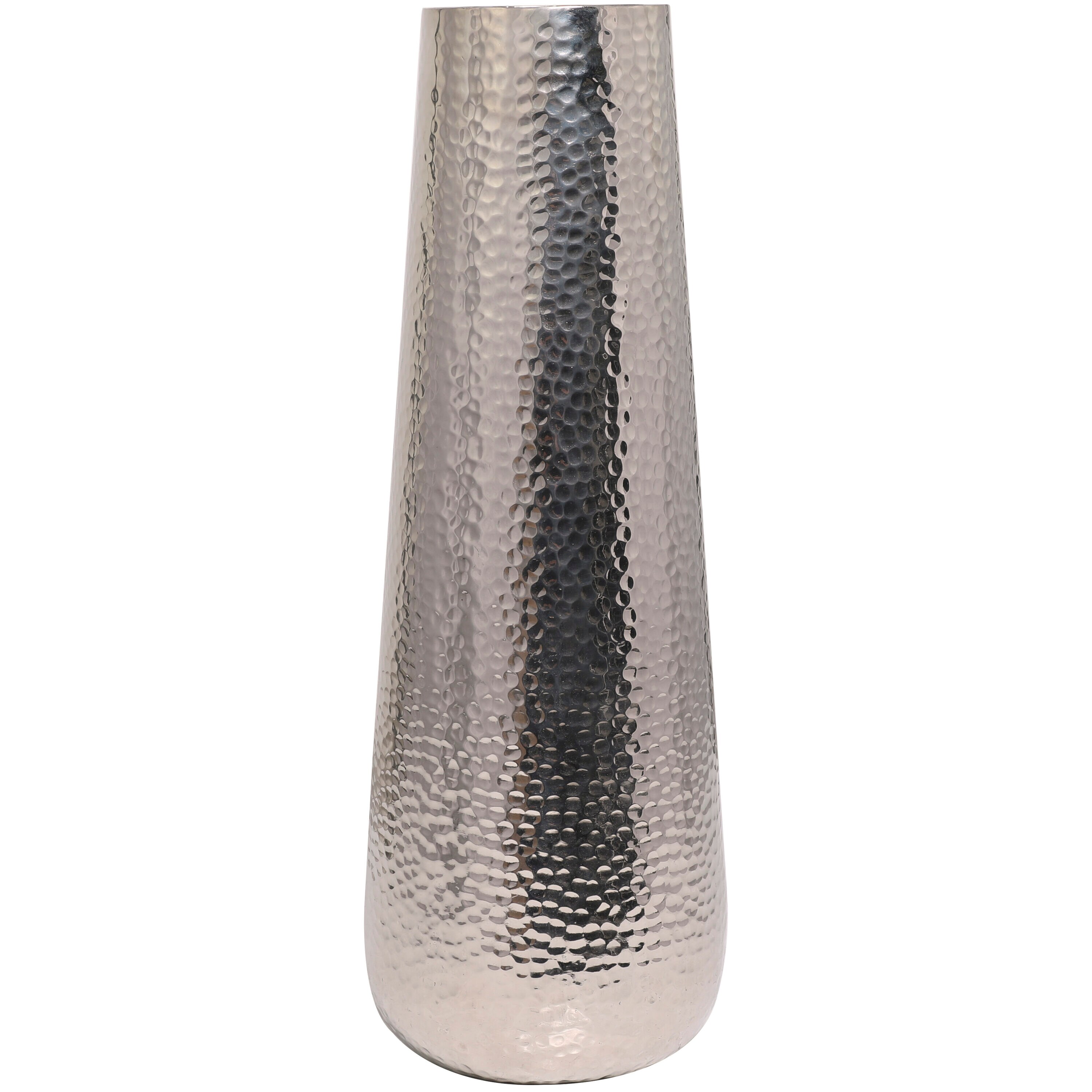 Grayson Lane Silver Aluminum Modern Vase in the Decorative Accessories ...