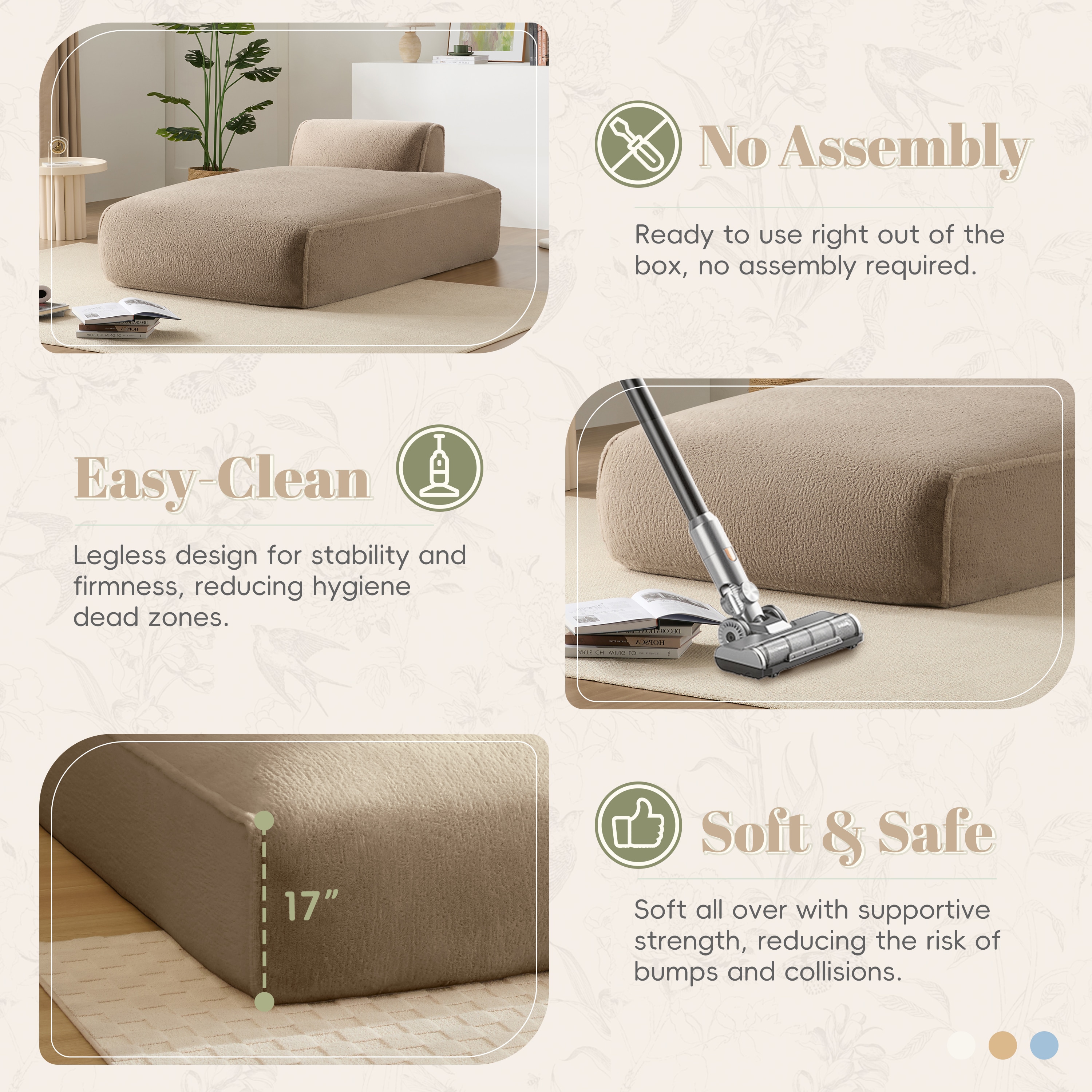 ModernLuxe N723P272384D Sofas-Loveseats - View #4