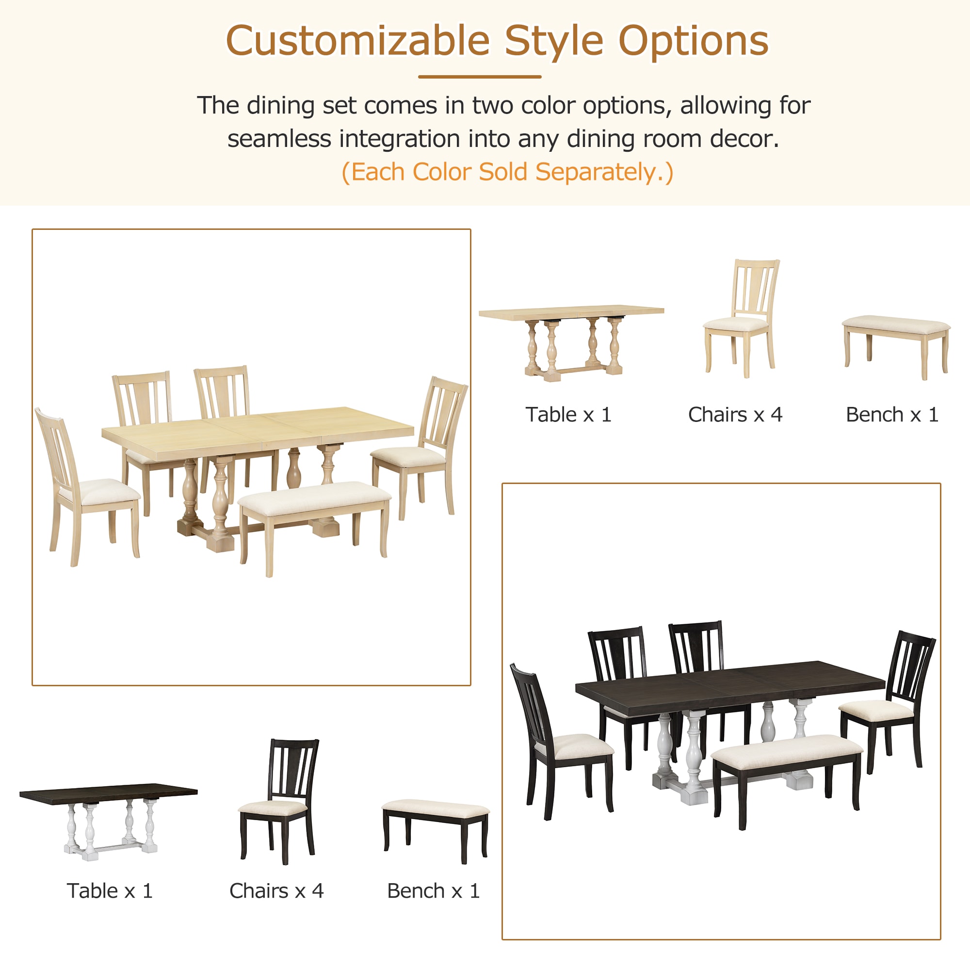 ModernLuxe L-SP000055AAK Dining-Sets - View #4
