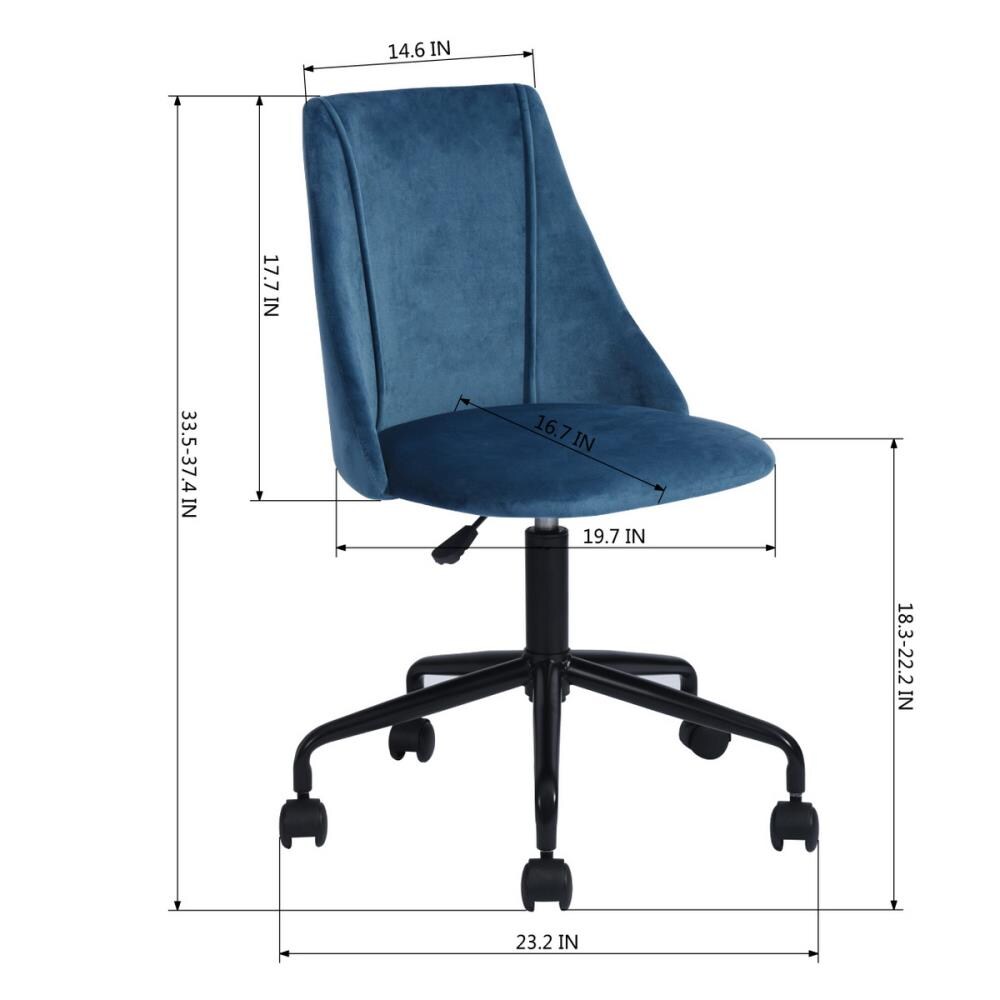 CASAINC CIAN BLUE Office-Chairs - View #9