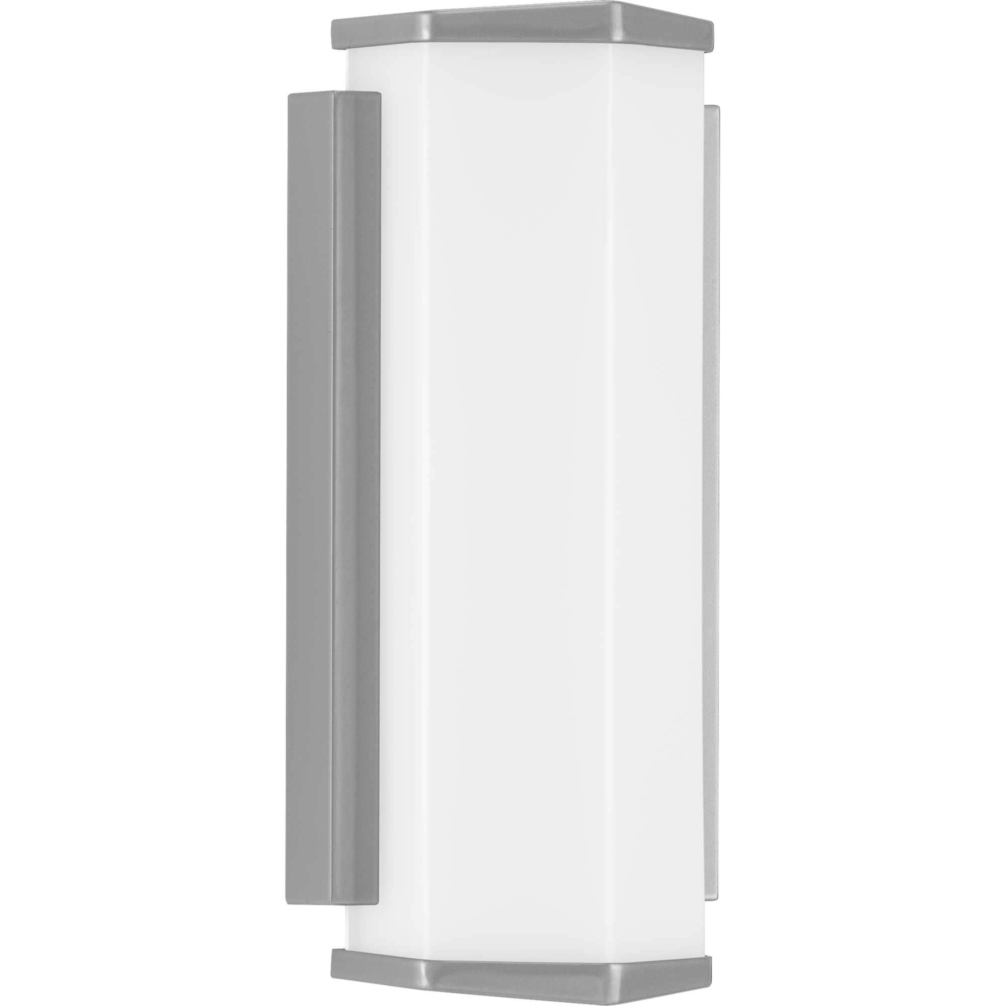 Progress Lighting P560208-082-30 Z-1070 LED 12.56-in H Gray Hardwired Integrated LED Outdoor Wall Light