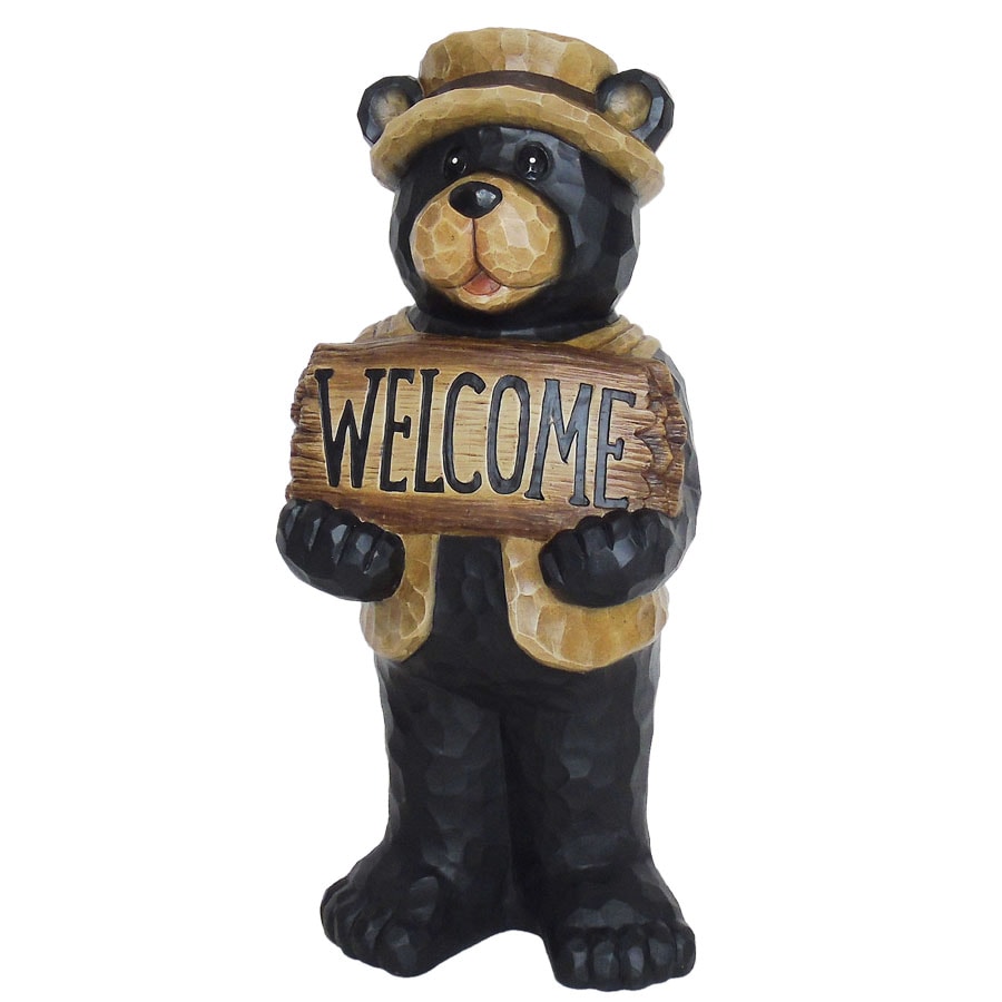 Team Sports America Chicago Bears 12-in H x 7-in W Brown Animal Garden  Statue at