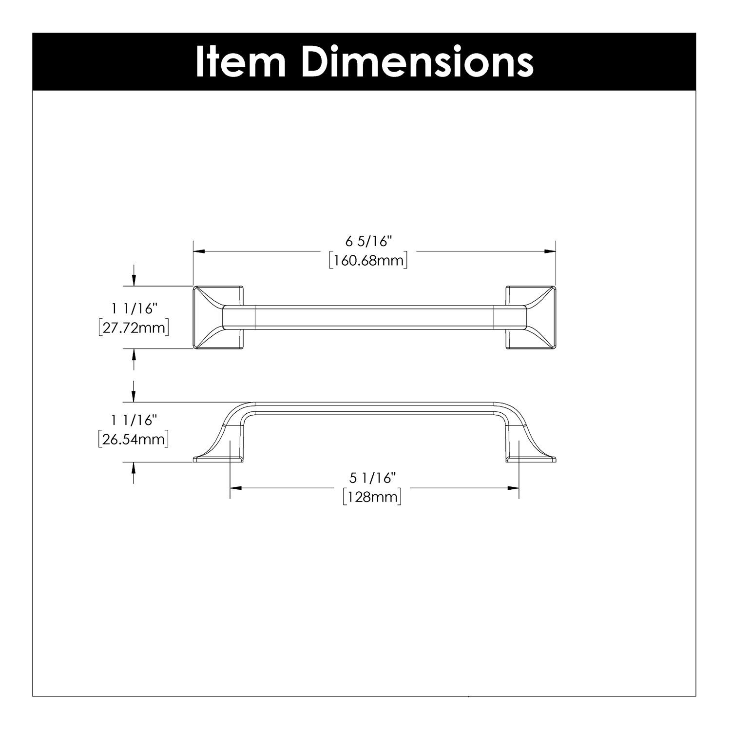 Hickory Hardware H076702-CBZ-10B Cabinet-Pulls - View #5