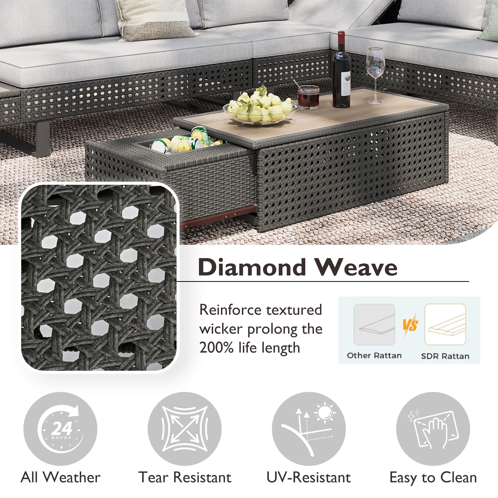 SINOFURN SYB260077GY Patio-Sofas-Daybeds - View #16