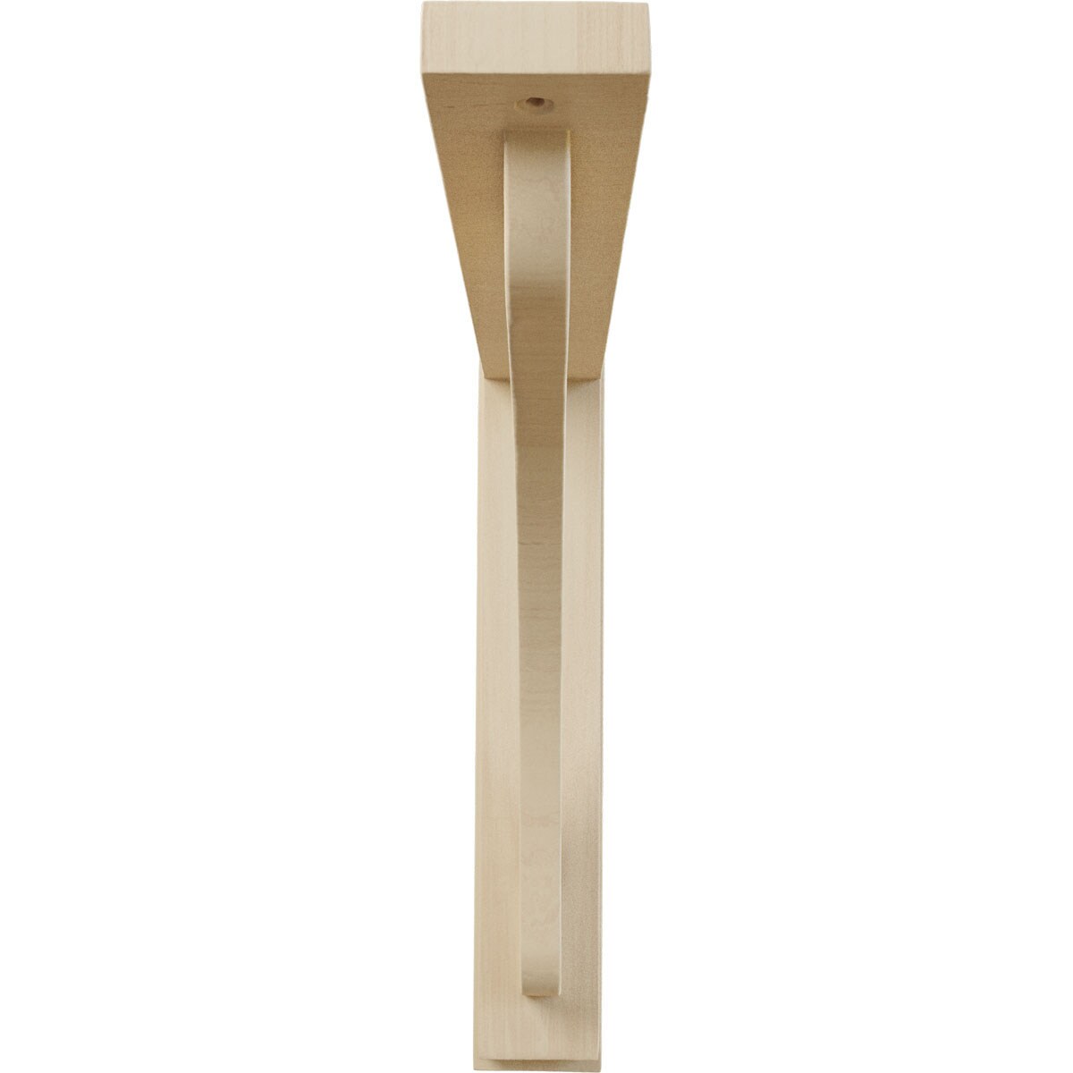 Reece 14.25" Hand-Carved Rubberwood Decorative Bracket