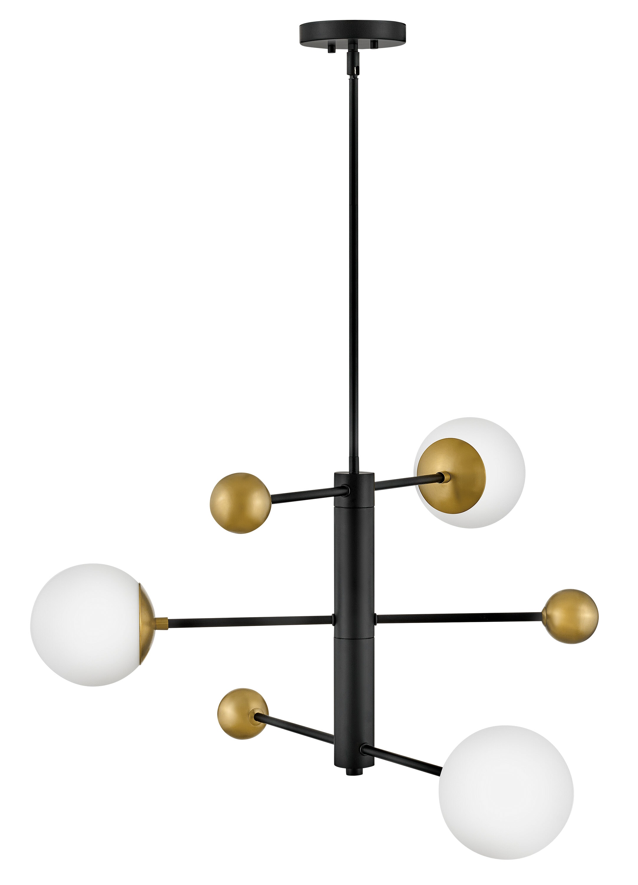 Lark Auggie 3-Light Satin Black Modern/Contemporary LED Dry rated ...