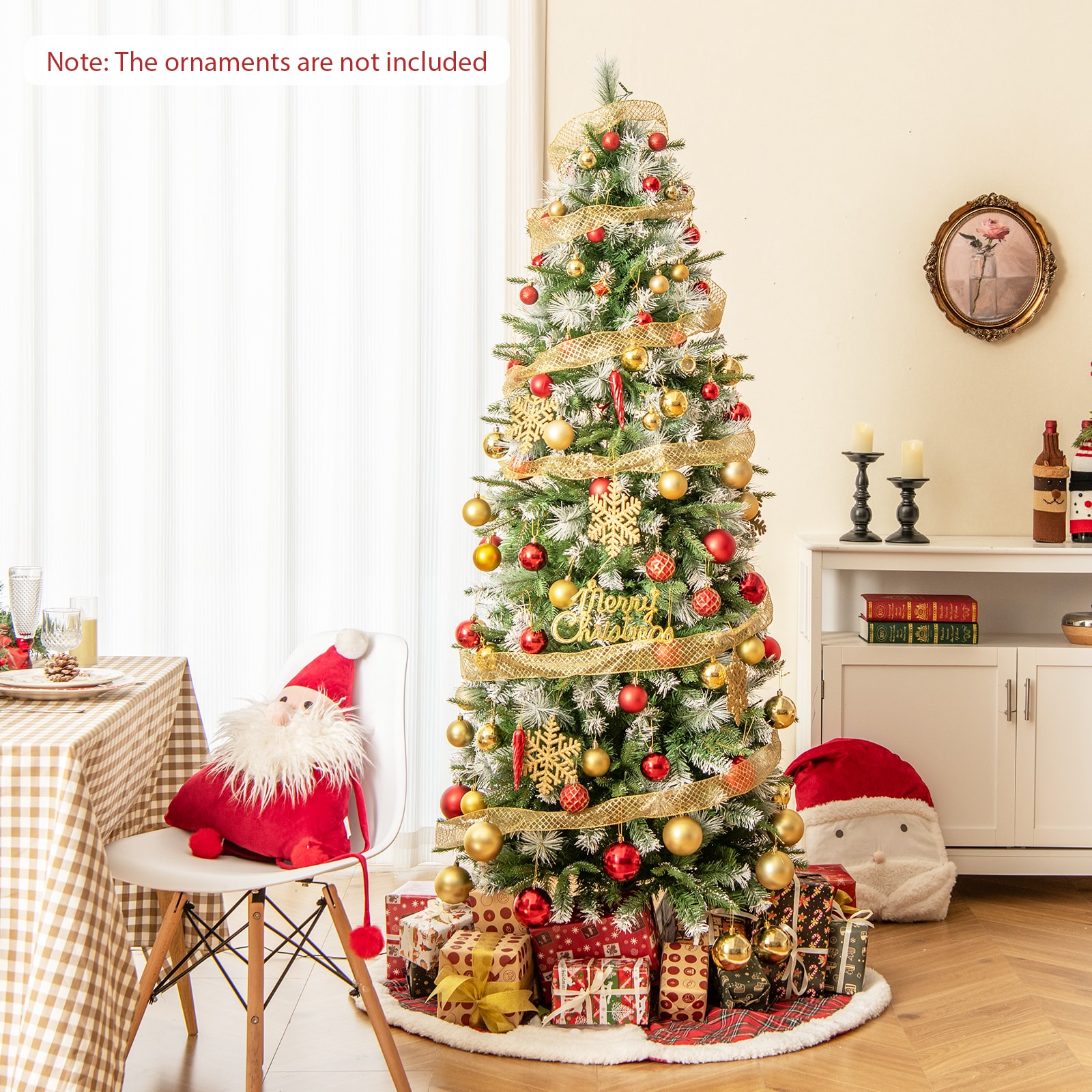 WELLFOR TX-HGY-10018US Artificial-Christmas-Trees - View #6