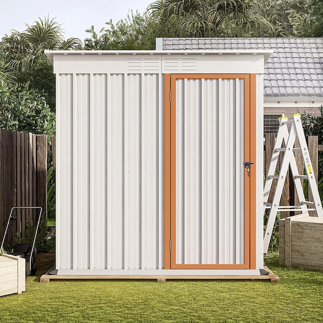 Gaierptone 5 ft X 3 ft Metal Storage Shed Galvanized Steel Storage Shed gaierptone-5-ft-x-3-ft-metal-storage-shed-galvanized-steel-storage-shed
