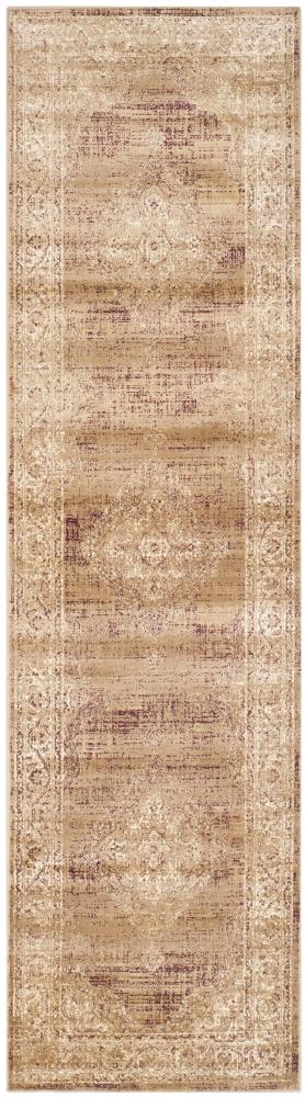 Safavieh VTG112-660-216 Vintage Mezra 2 x 16 (ft) Loomed Synthetic Taupe Rectangular Indoor Distressed/Overdyed Vintage Runner rug