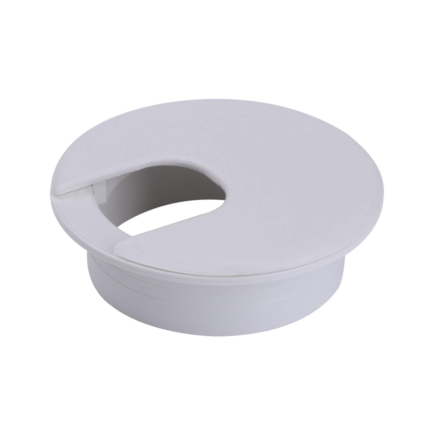 Aoibox 2 Inch White Desk Grommet with Removable Lid for Cable Management ABS Desktop Wire Organizer 5 Pack #LABR38K7