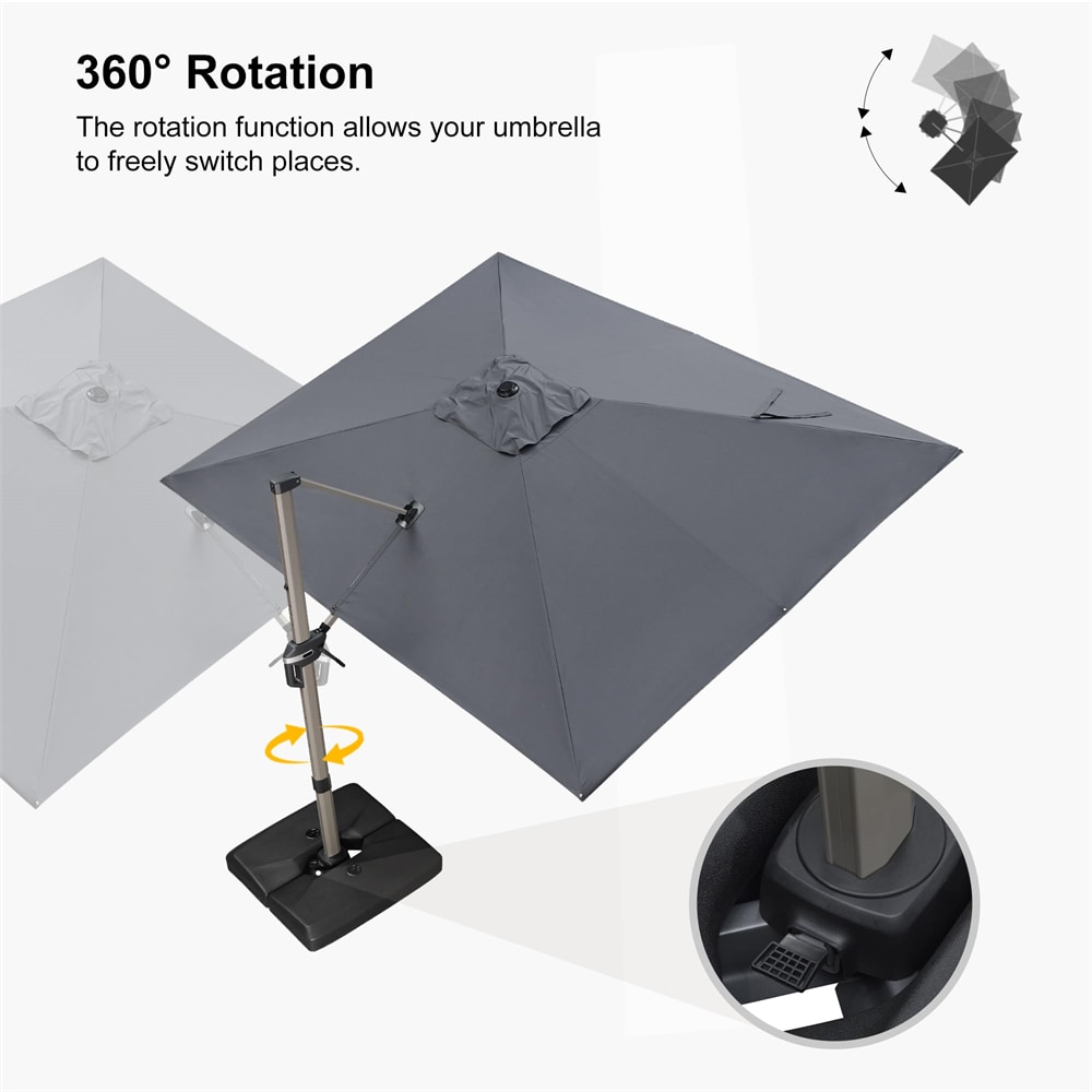 PURPLE LEAF LS01HLRRC0911-GY Umbrellas-2 - View #6