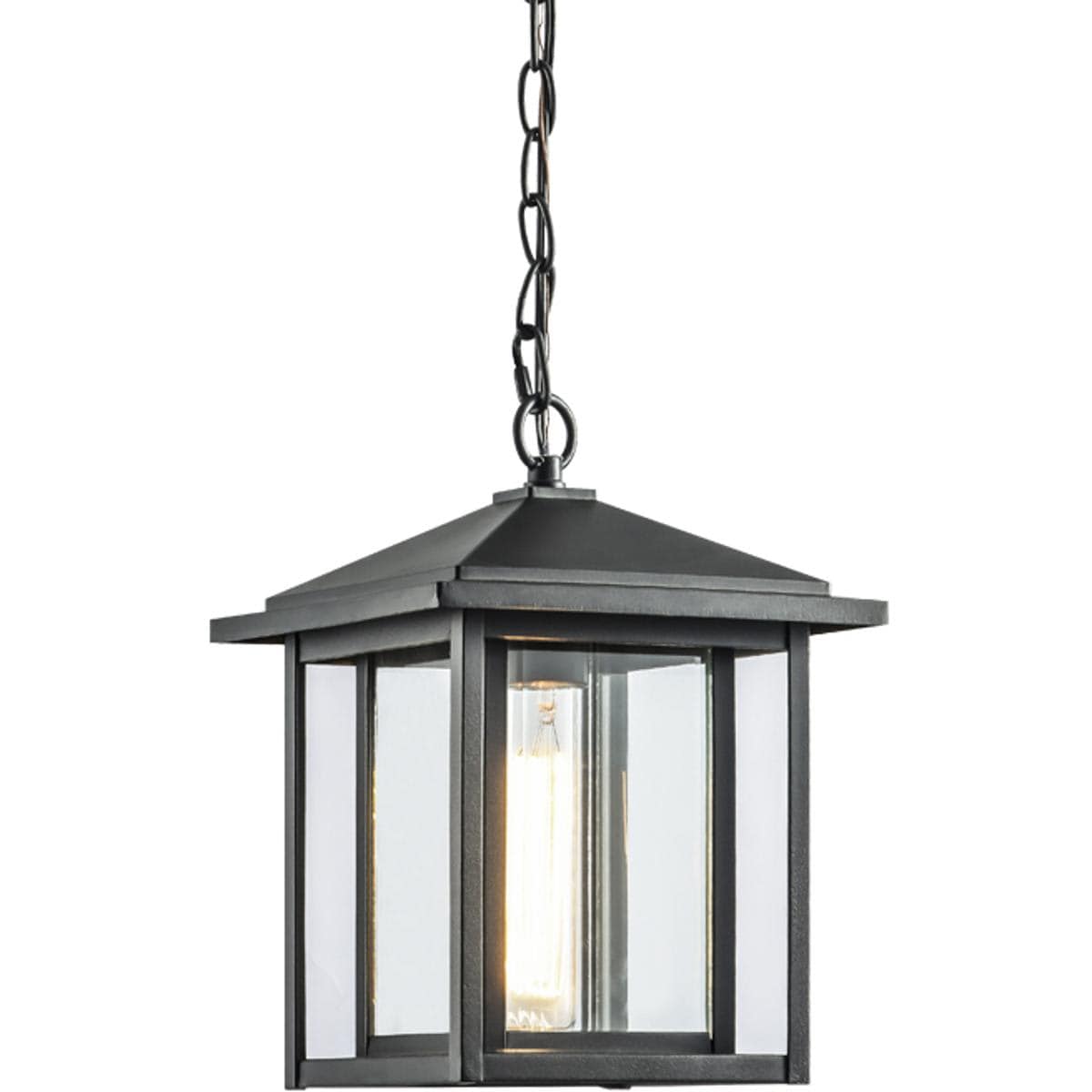 Matteo - Lighting C81201MB Caldwell 1 Light 12 inch Matte Black Outdoor Wall Light