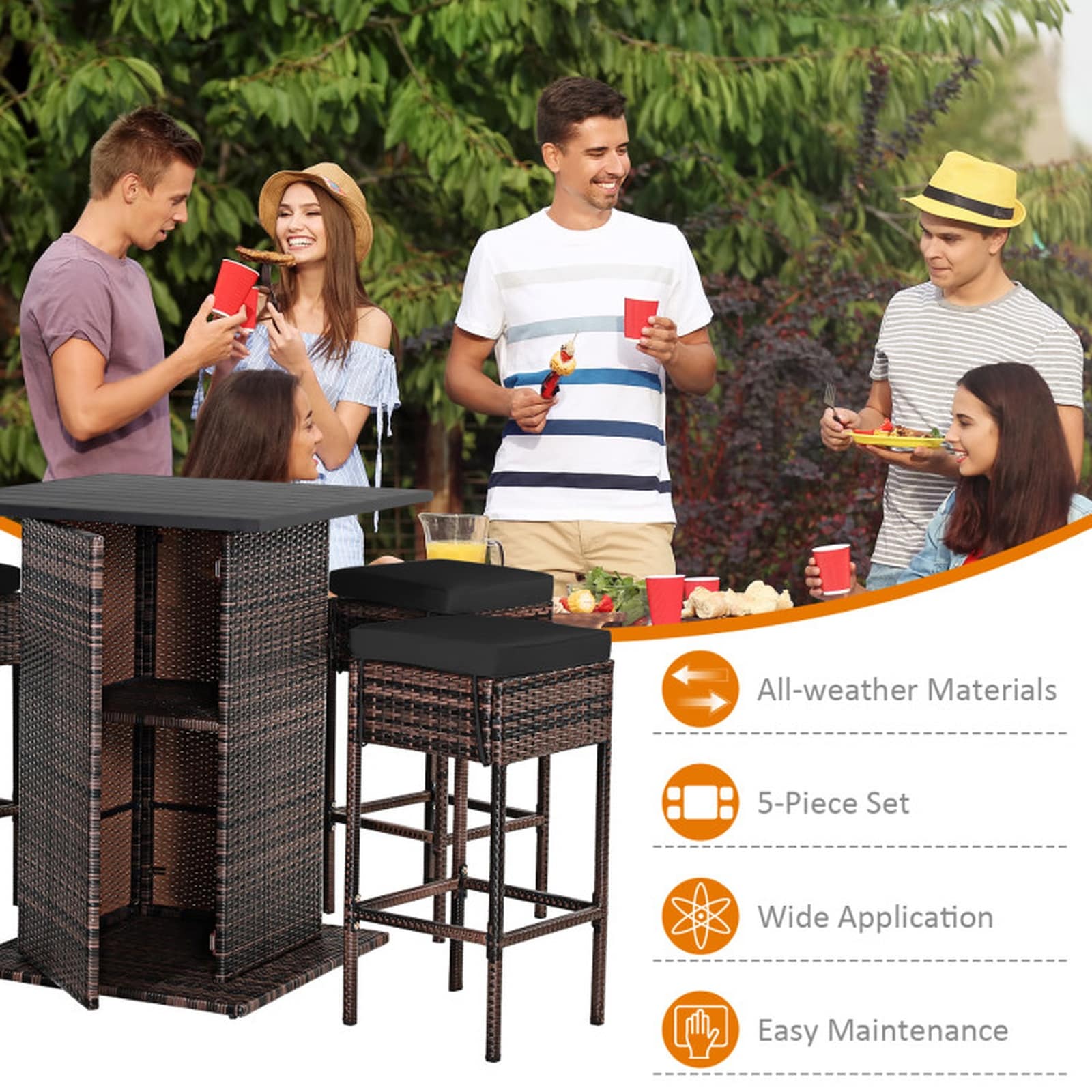 SUGIFT LW108SUGHY1394 Patio-Dining-Sets - View #6