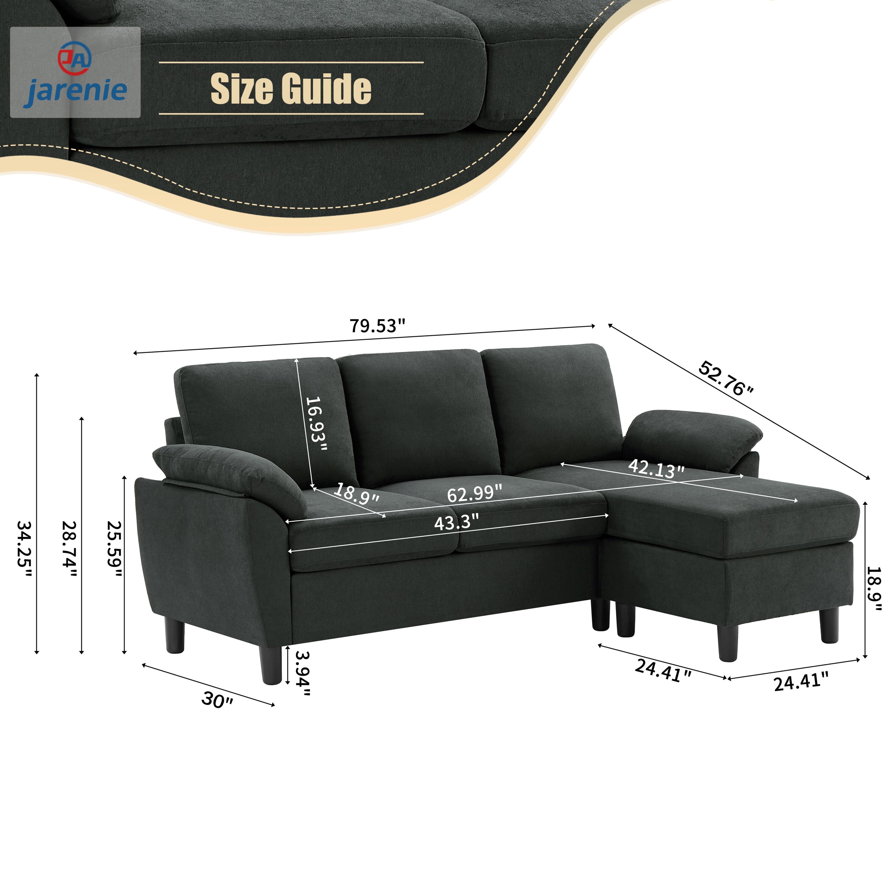 Jarenie YMX0255SETSBK Living-Room-Sets - View #3