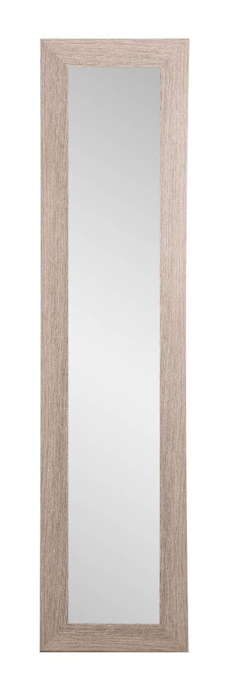 BrandtWorks BM36THIN 21.5-Inches W x 71.0-Inches H Rectangle Classic Taupe/Grain Framed Full Length Wall Mirror