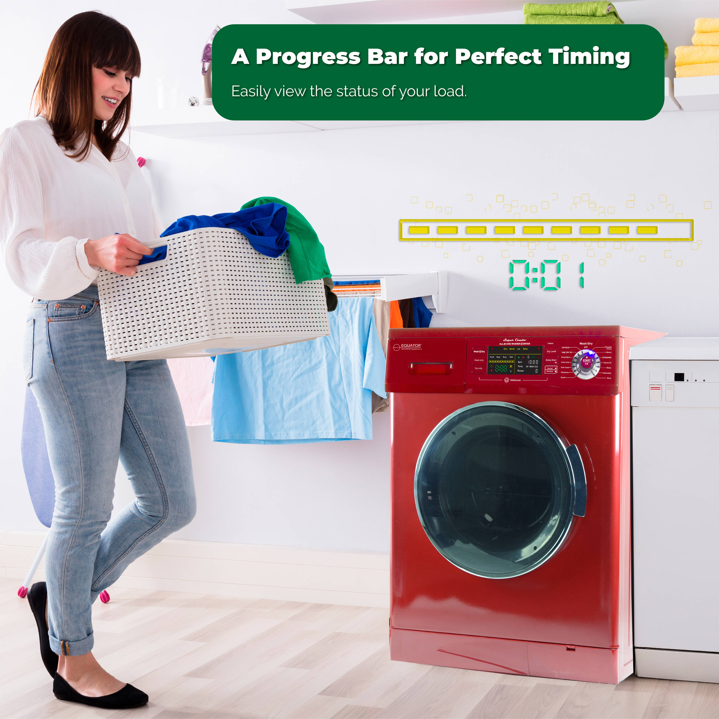 Equator Advanced Appliances EZ4400N M + 2 HE Combination-Washers-Dryers - View #11