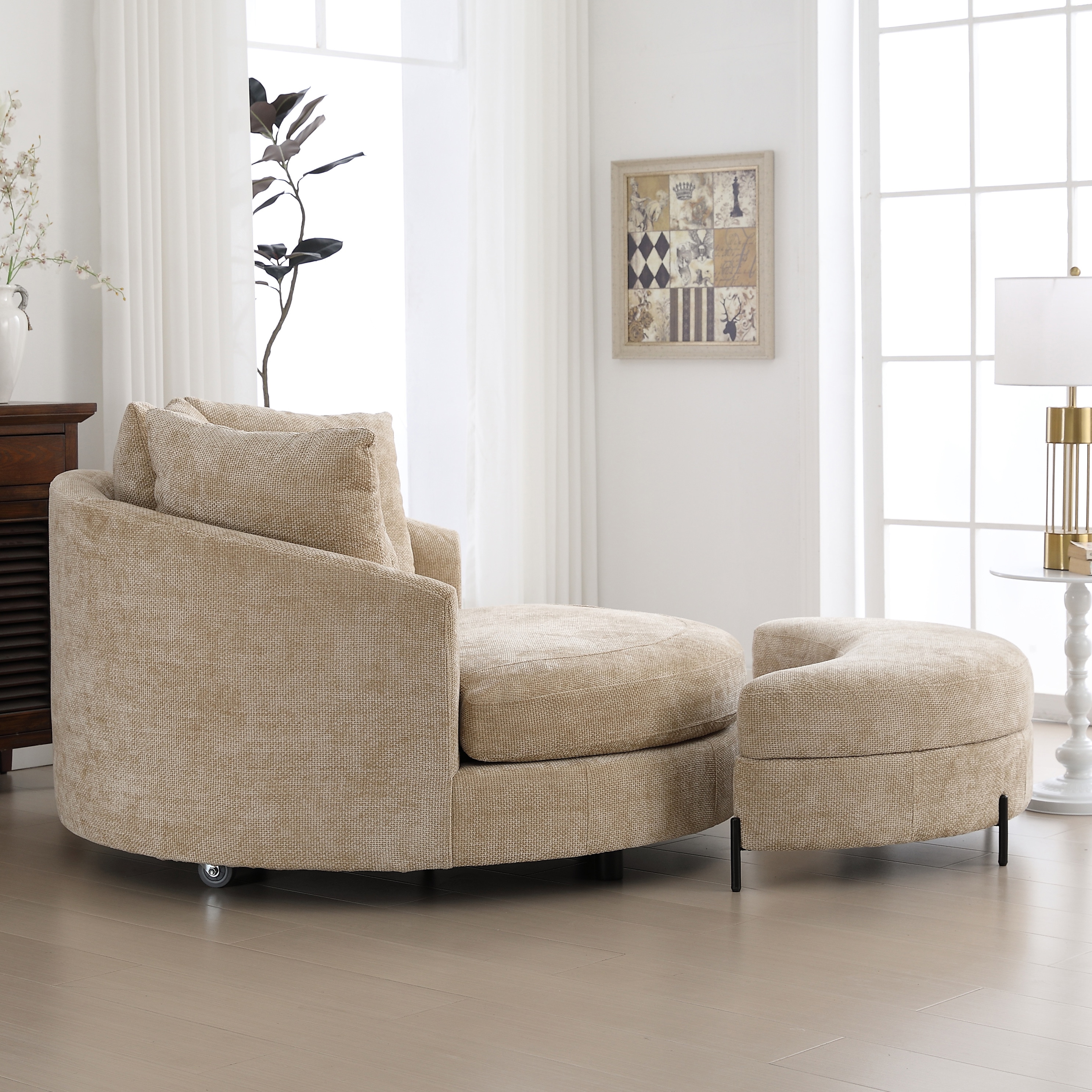 Hrinhom HC-W1105-WHEAT chairs - View #4