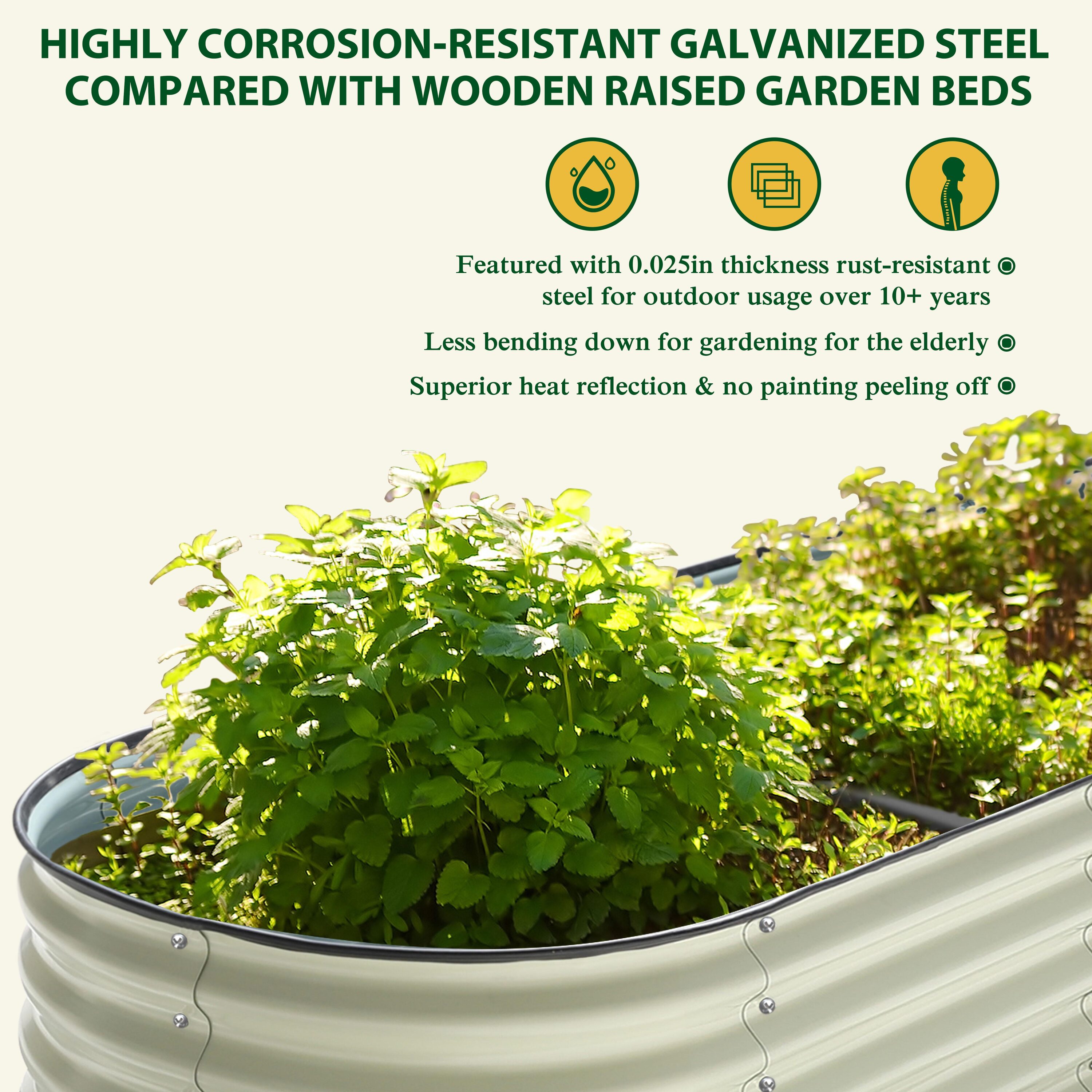 VEIKOUS PG0102-82-03CW Raised-Garden-Beds - View #5