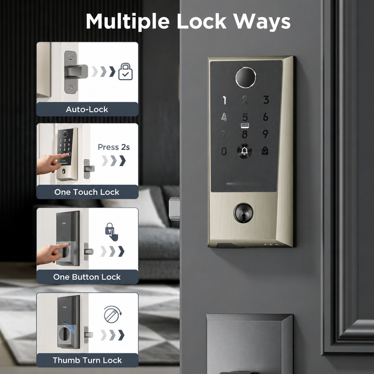Phyfalip LPF0715P083 Electronic-Door-Locks - View #6