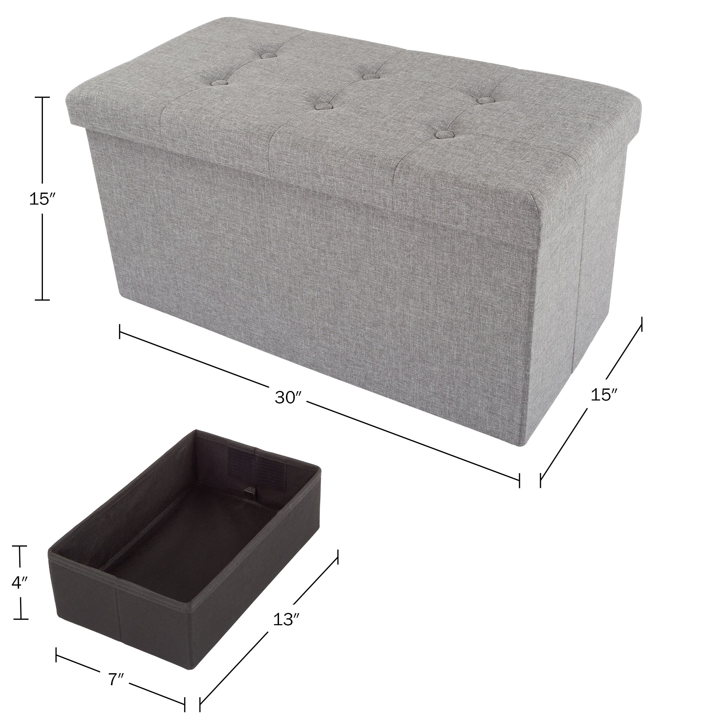 Hastings Home 426142PII Indoor-Ottomans - View #5
