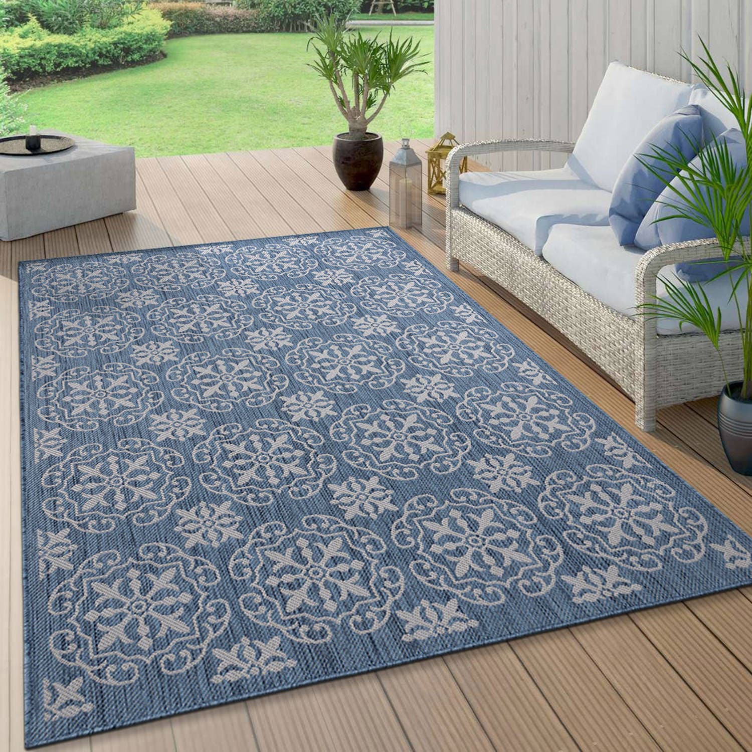 World Rug Gallery 119BLUE5X7 rugs - View #2