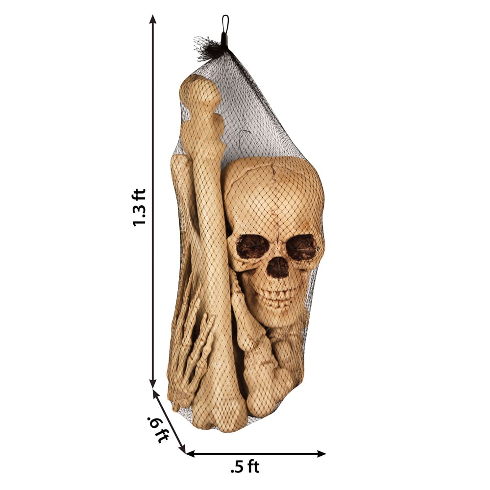 Gemmy 15.75-in Skeleton Tabletop Decoration in the Halloween Decor ...