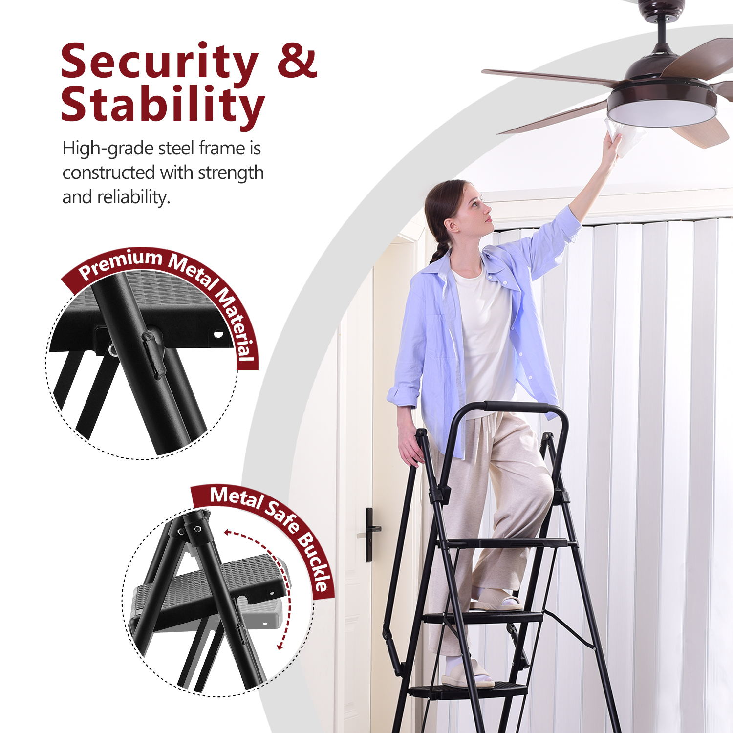 LOVMOR SF-L-W2717P186130 Step-Ladders - View #3