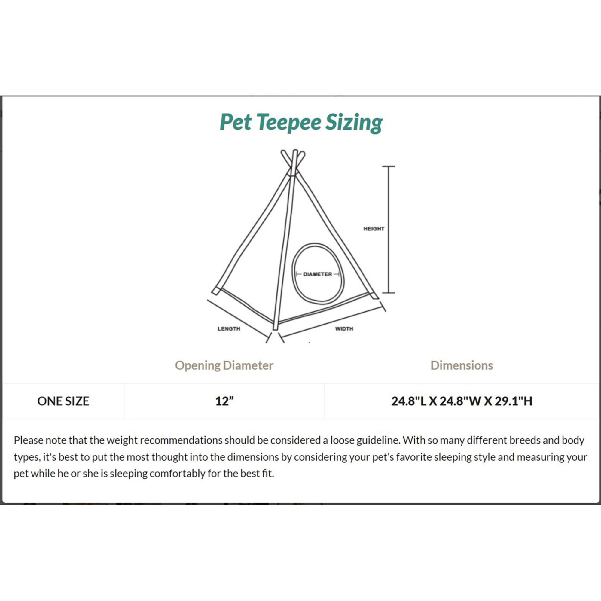 Large Urban Denim Cotton Canvas Pet Teepee Tent