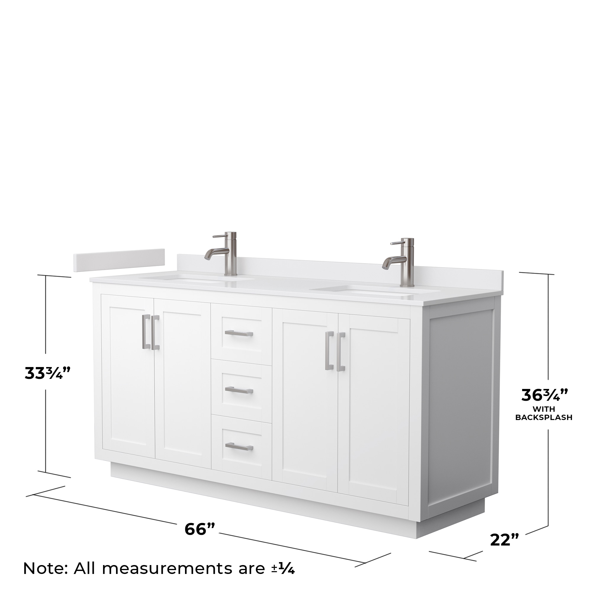 Wyndham Collection WCF292966DWHWCUNSMXX Bath-Vanity-Combo - View #5