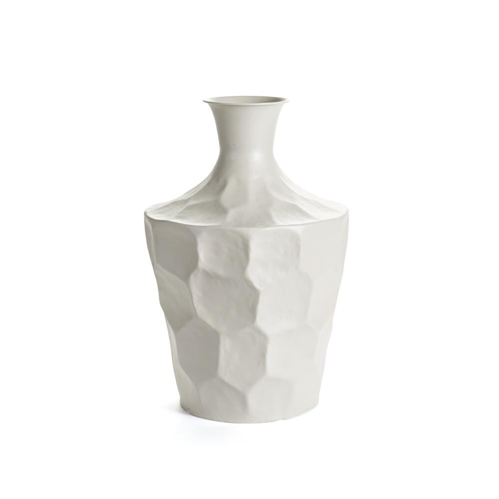 GO Home White Iron Craftsman Vase at Lowes.com