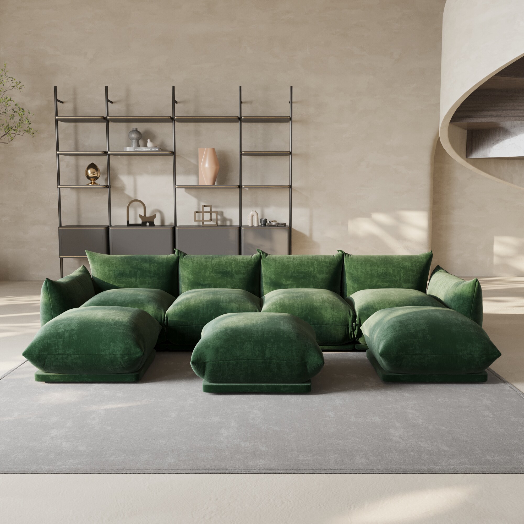 BuotiqHom DH-A-119GN-S4+3 Sofas-Loveseats - View #2