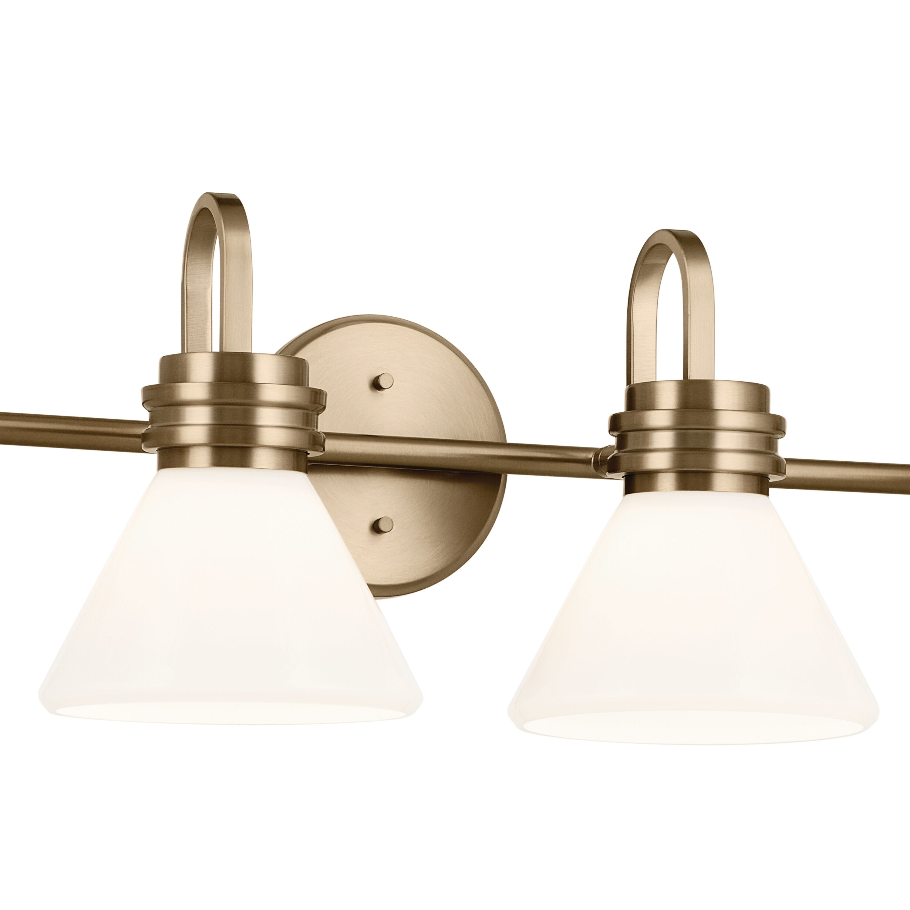 Champagne bronze store bathroom vanity light