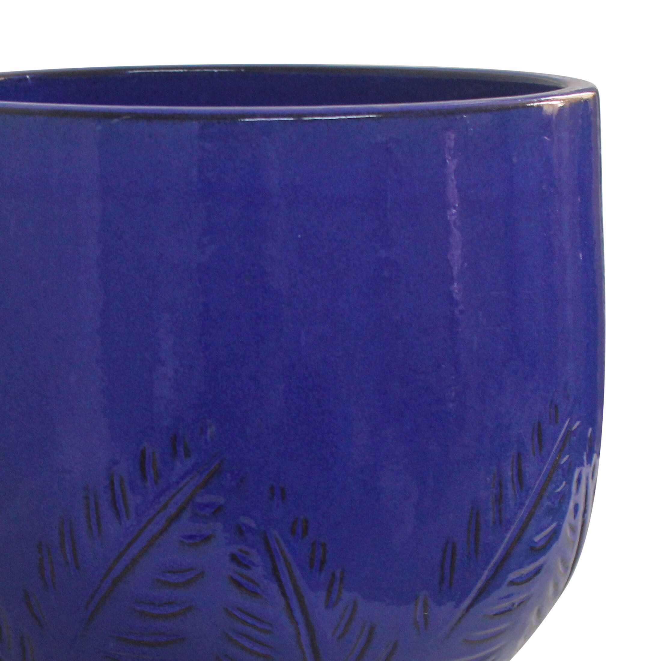 12+ Cobalt Blue Plant Pots